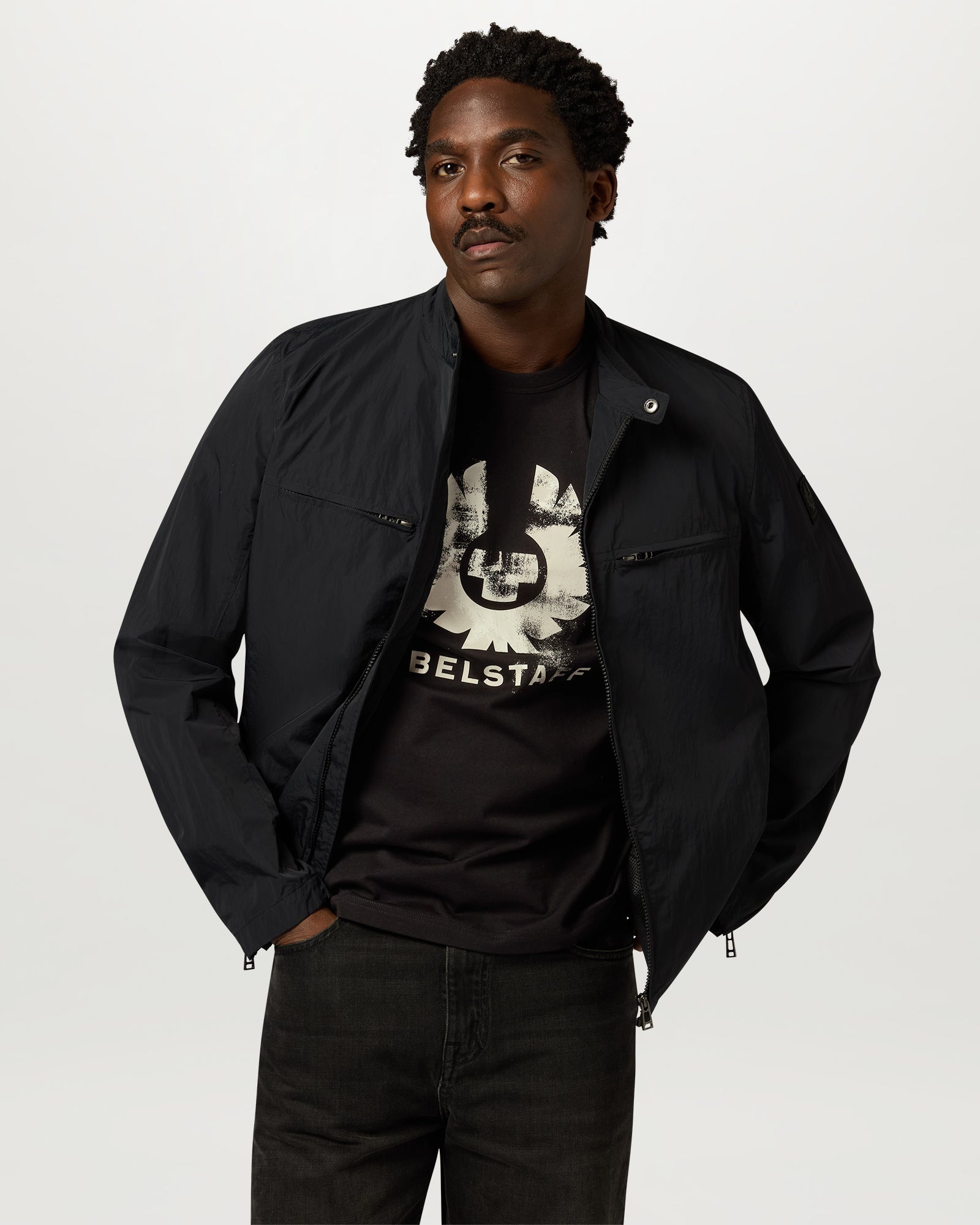 BLUR T-SHIRT COTTON - Black