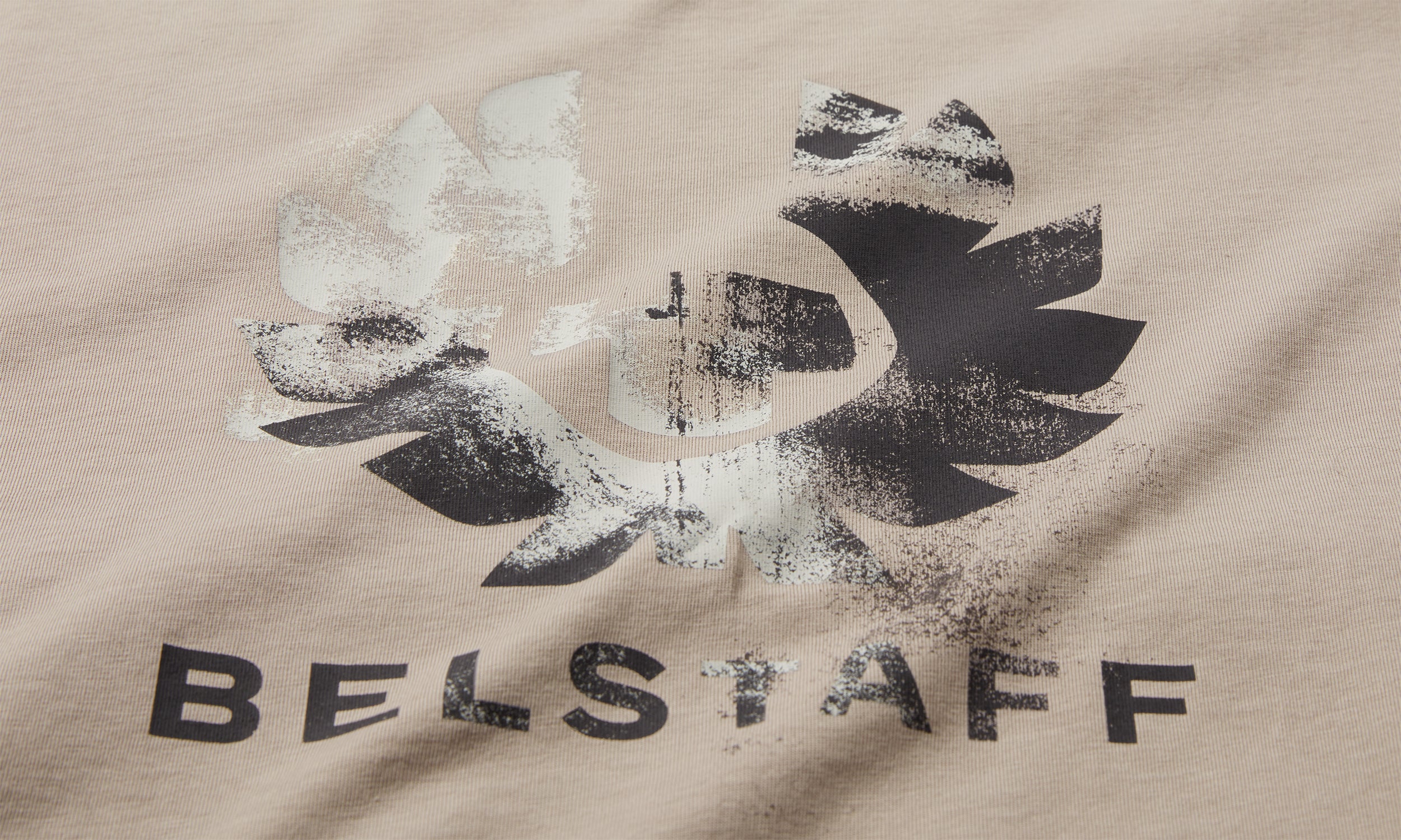 BLUR T-SHIRT COTTON - Concrete