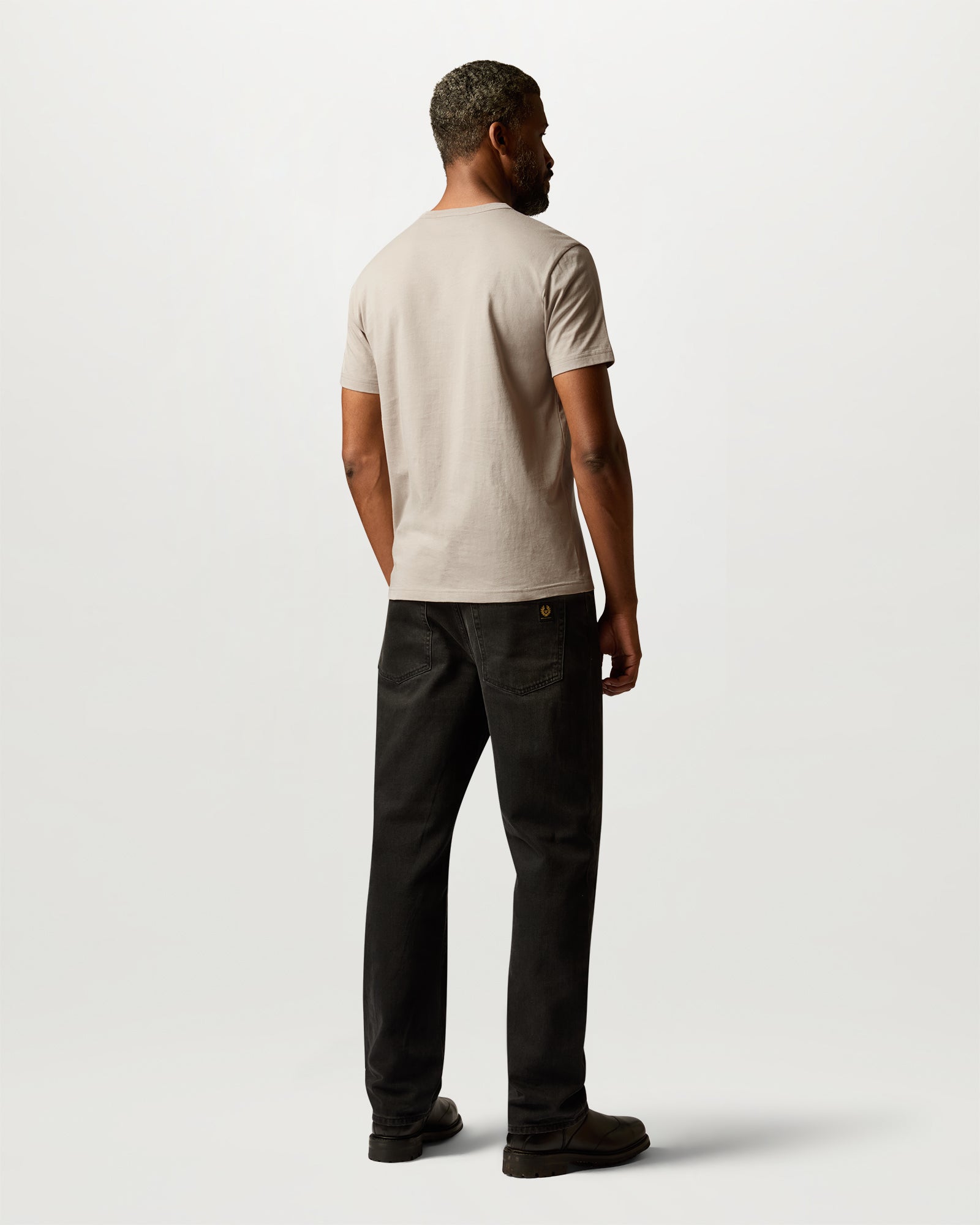 BLUR T-SHIRT COTTON - Concrete