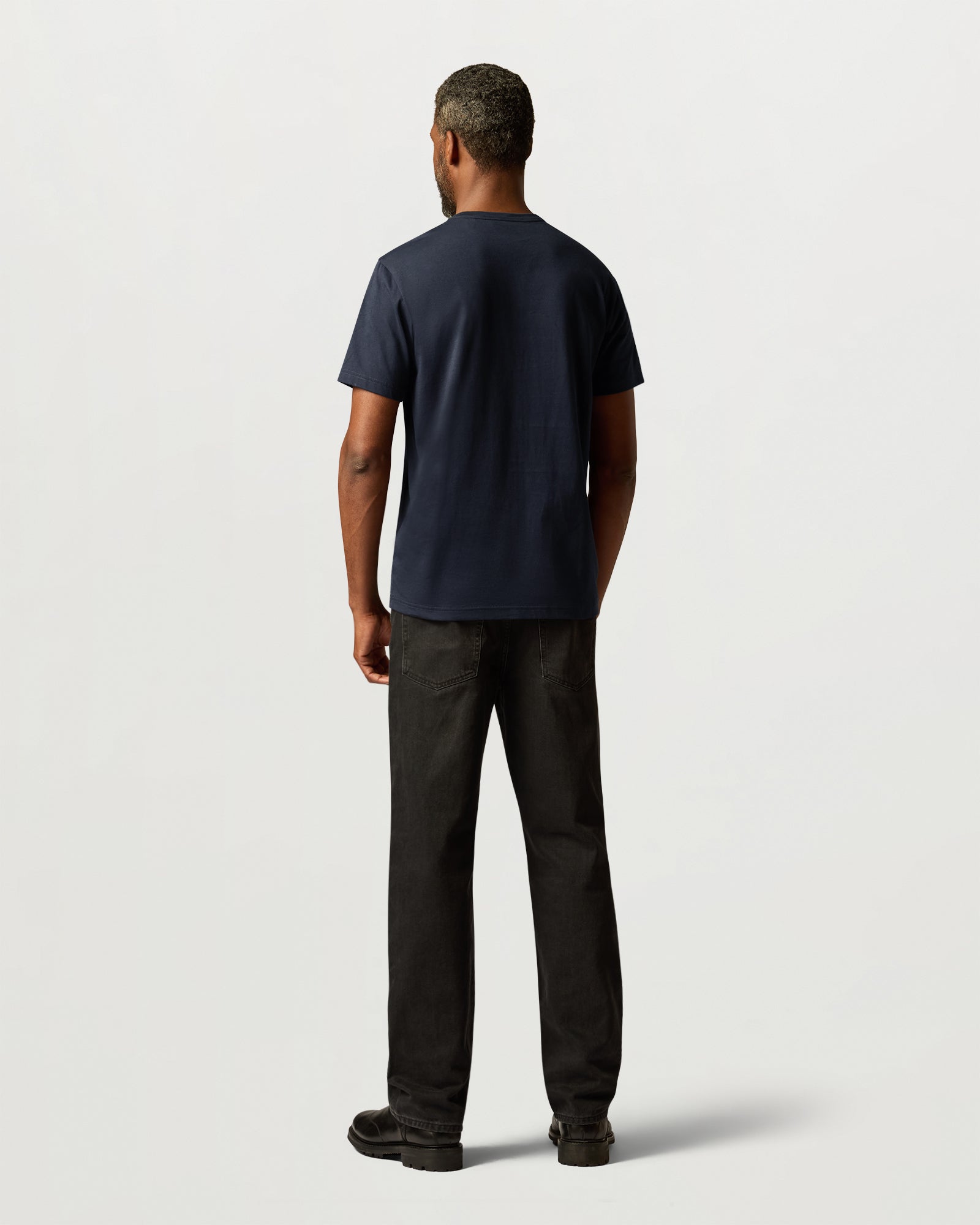 BLUR T-SHIRT COTTON - Dark Ink