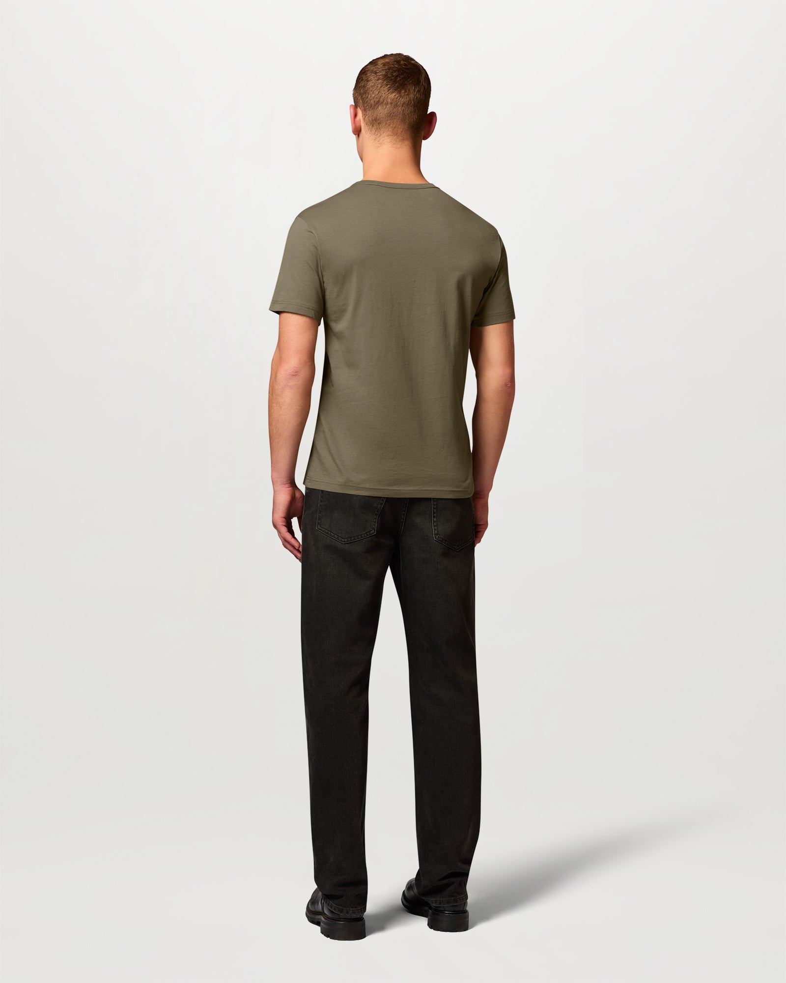 BLUR T-SHIRT COTTON - Khaki Green