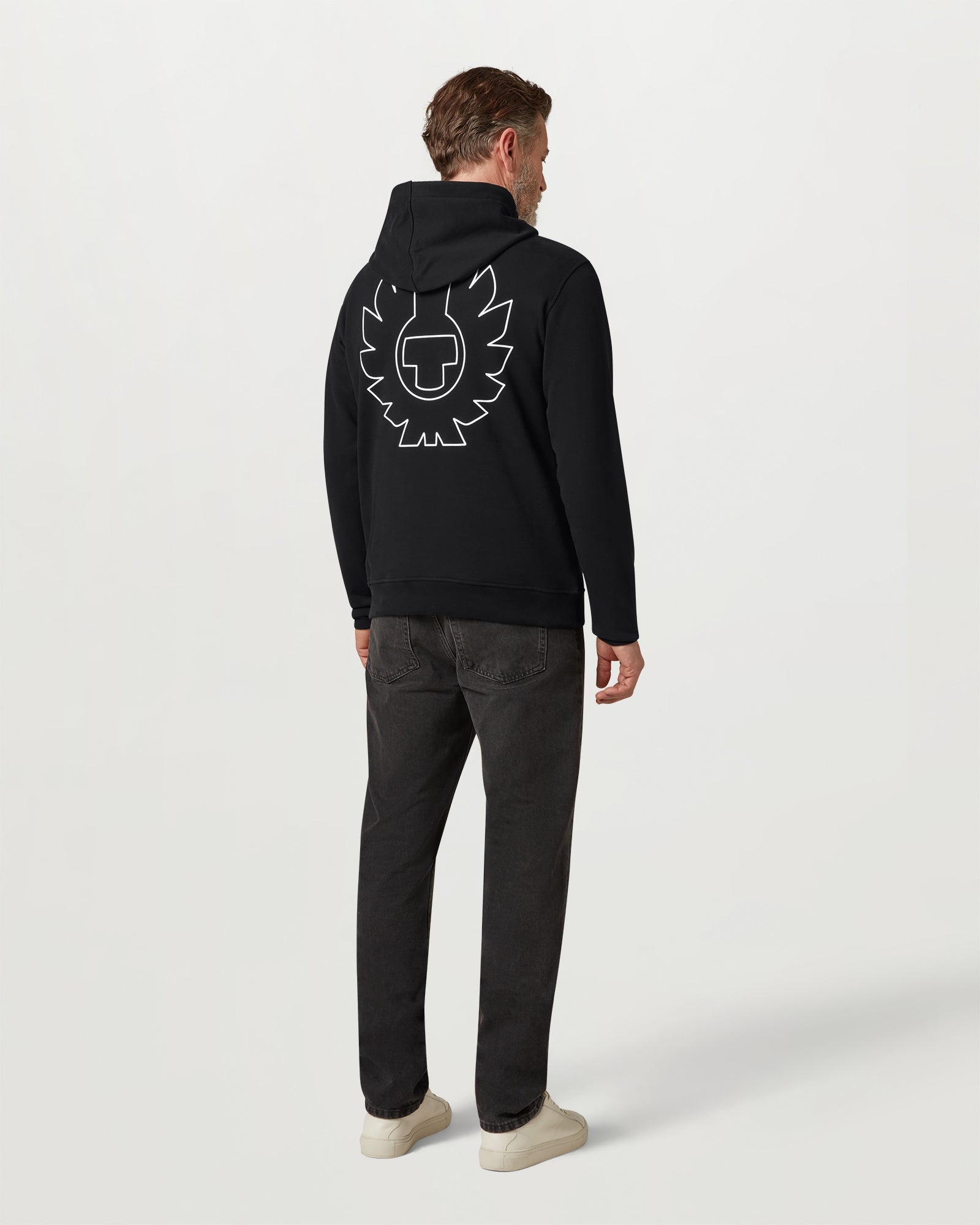 BORDER HOODIE - Black