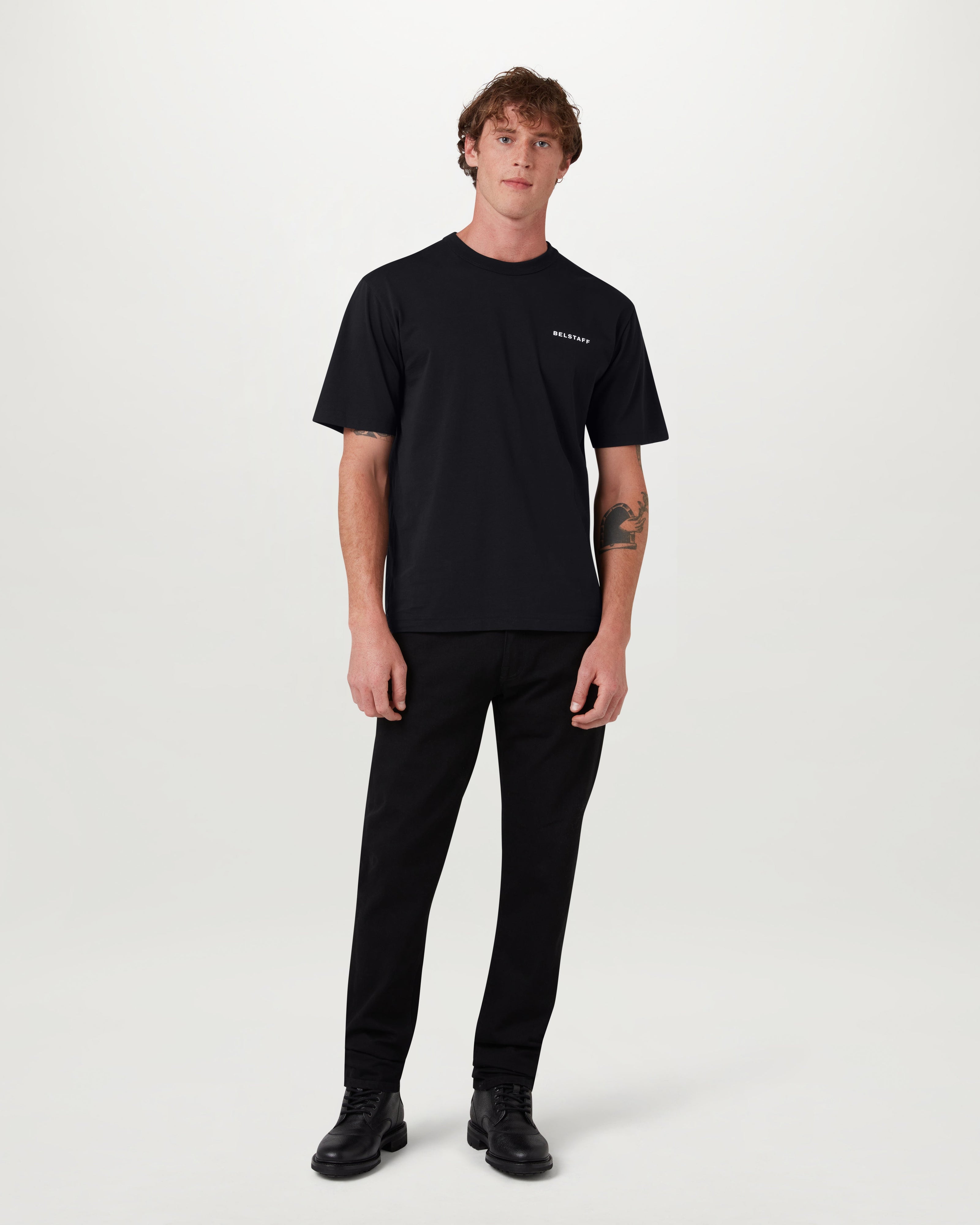 BORDER T-SHIRT - Schwarz