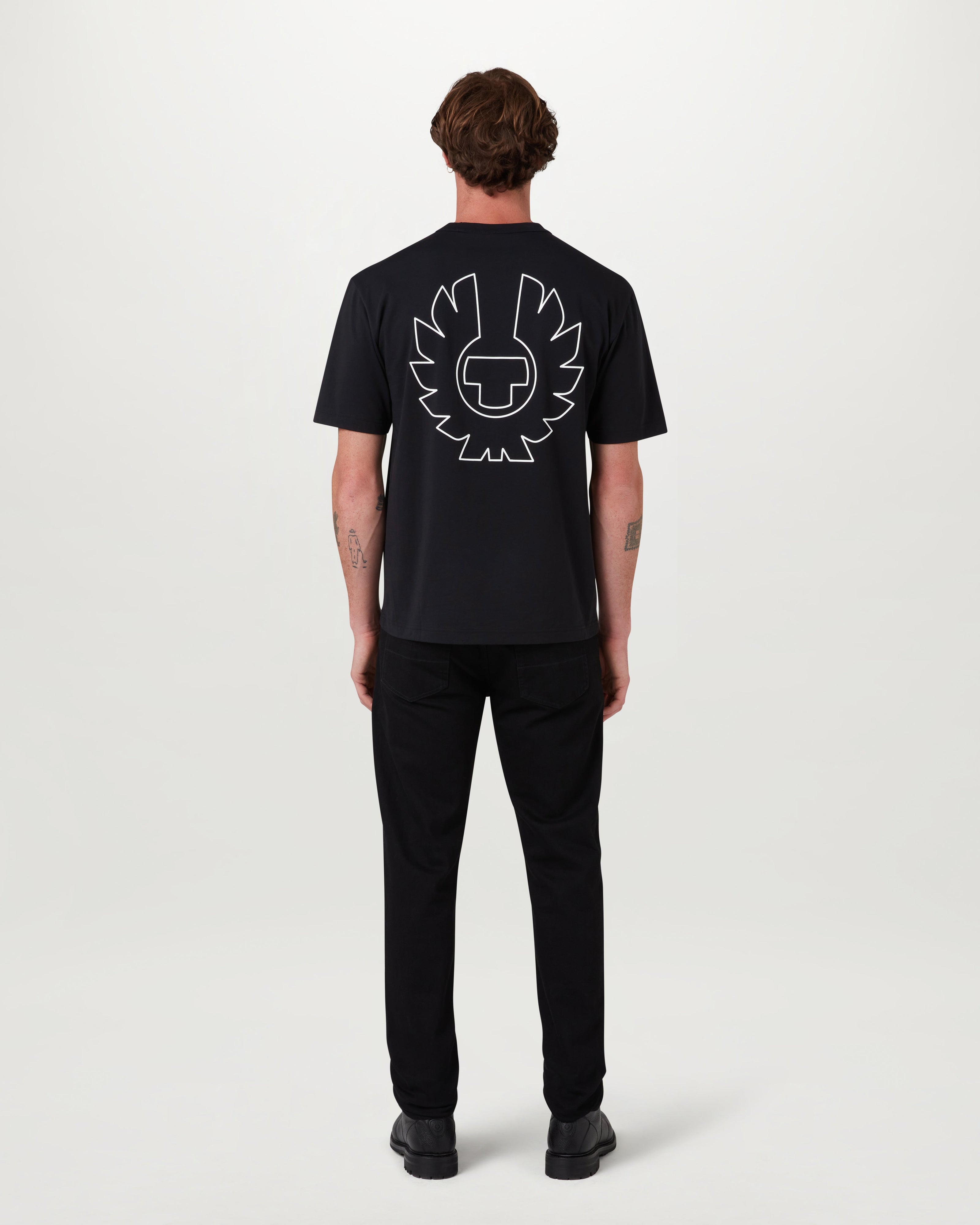 BORDER T-SHIRT - Schwarz