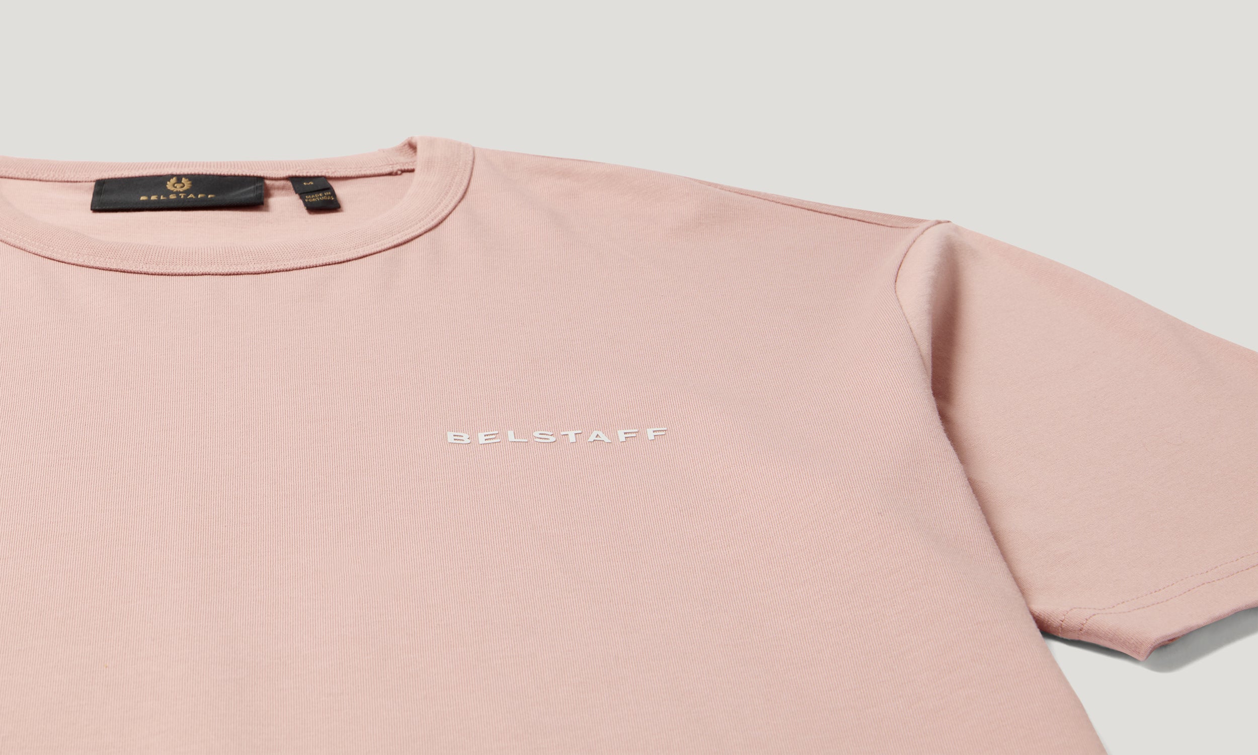BORDER T-SHIRT - Dusk Pink