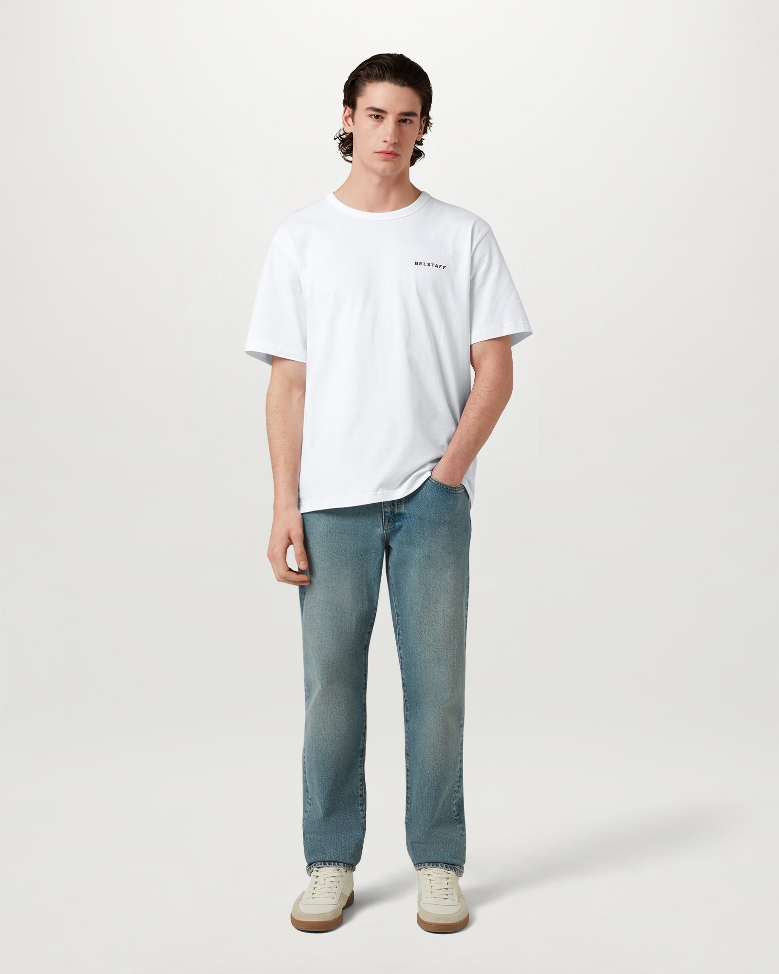 BORDER T-SHIRT - White