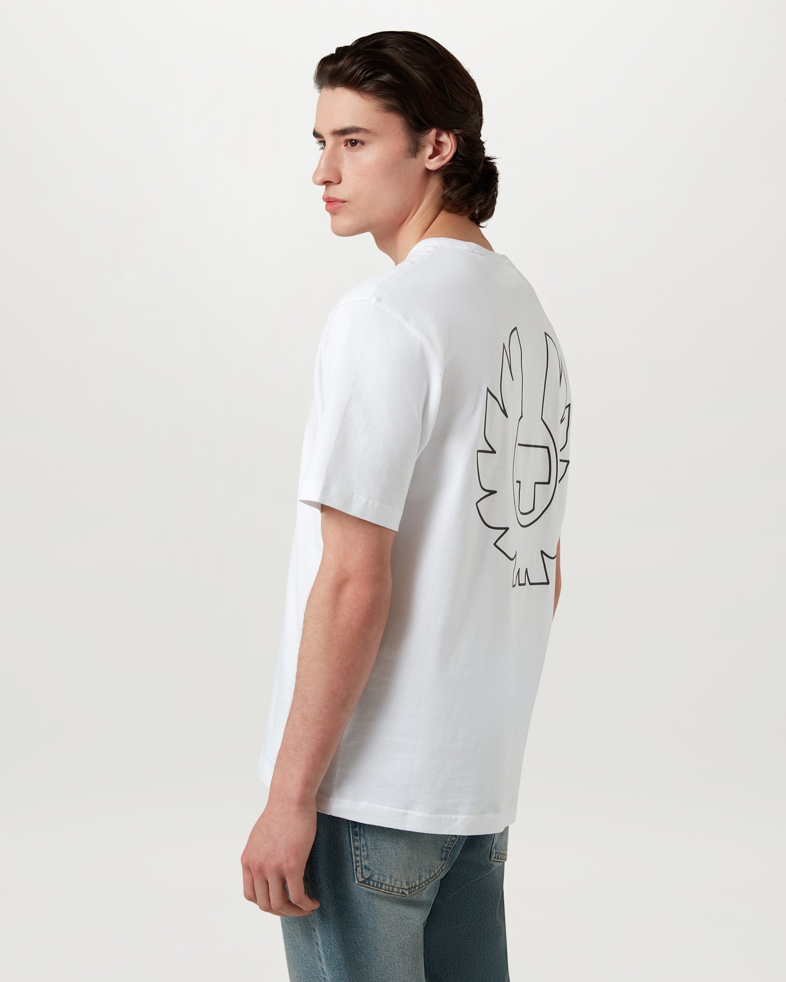 BORDER T-SHIRT - White