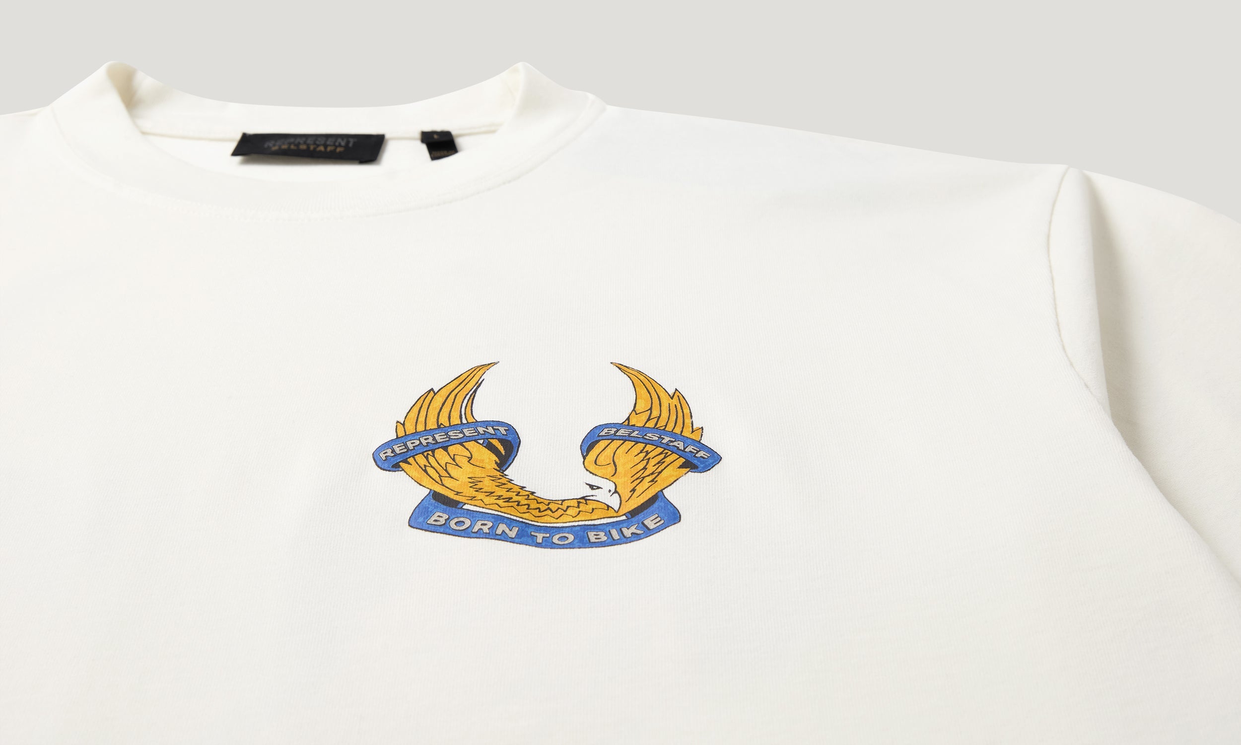 BELSTAFF X REPRESENT BORN TO BIKE T-SHIRT