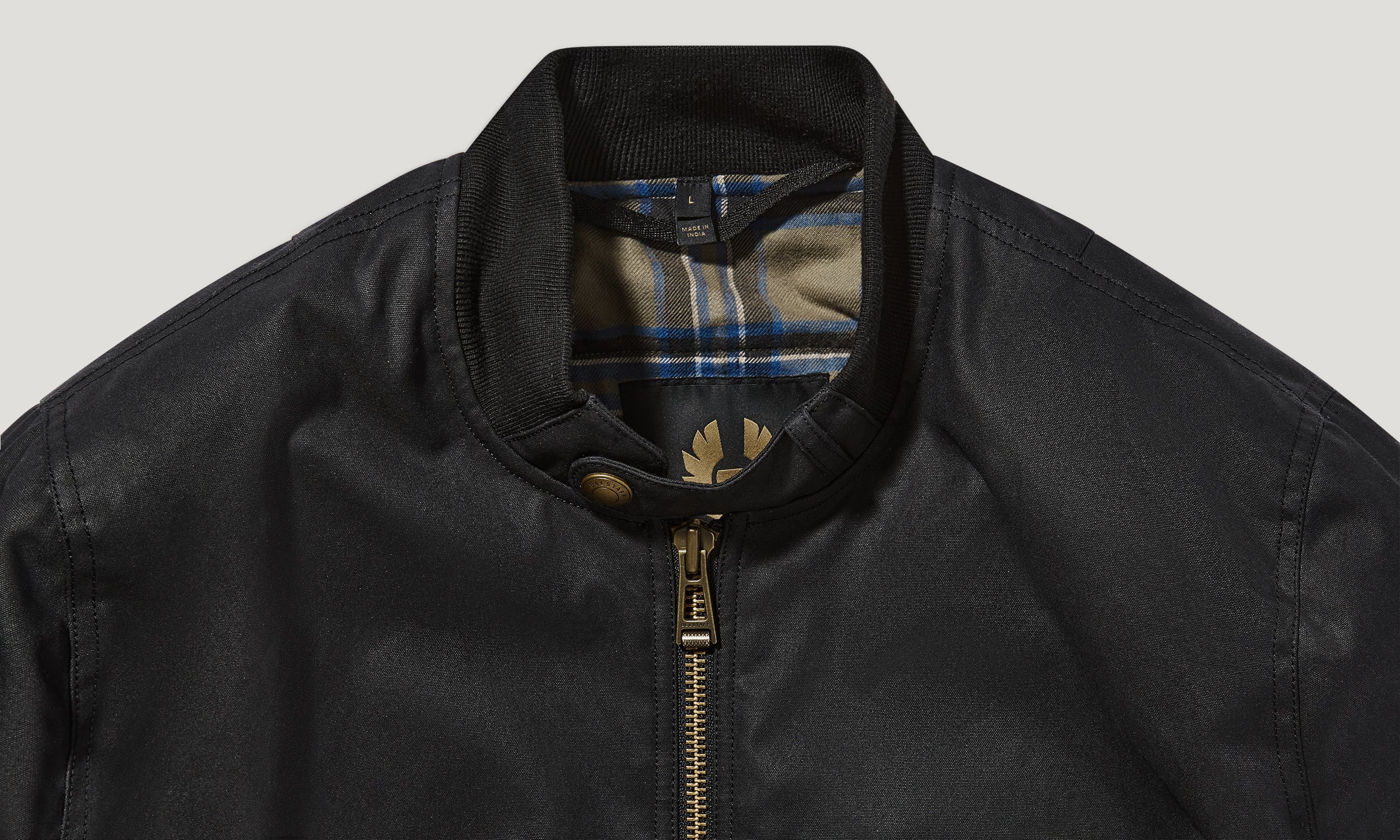 BRECON MOTORCYCLE BOMBER JACKET - Black