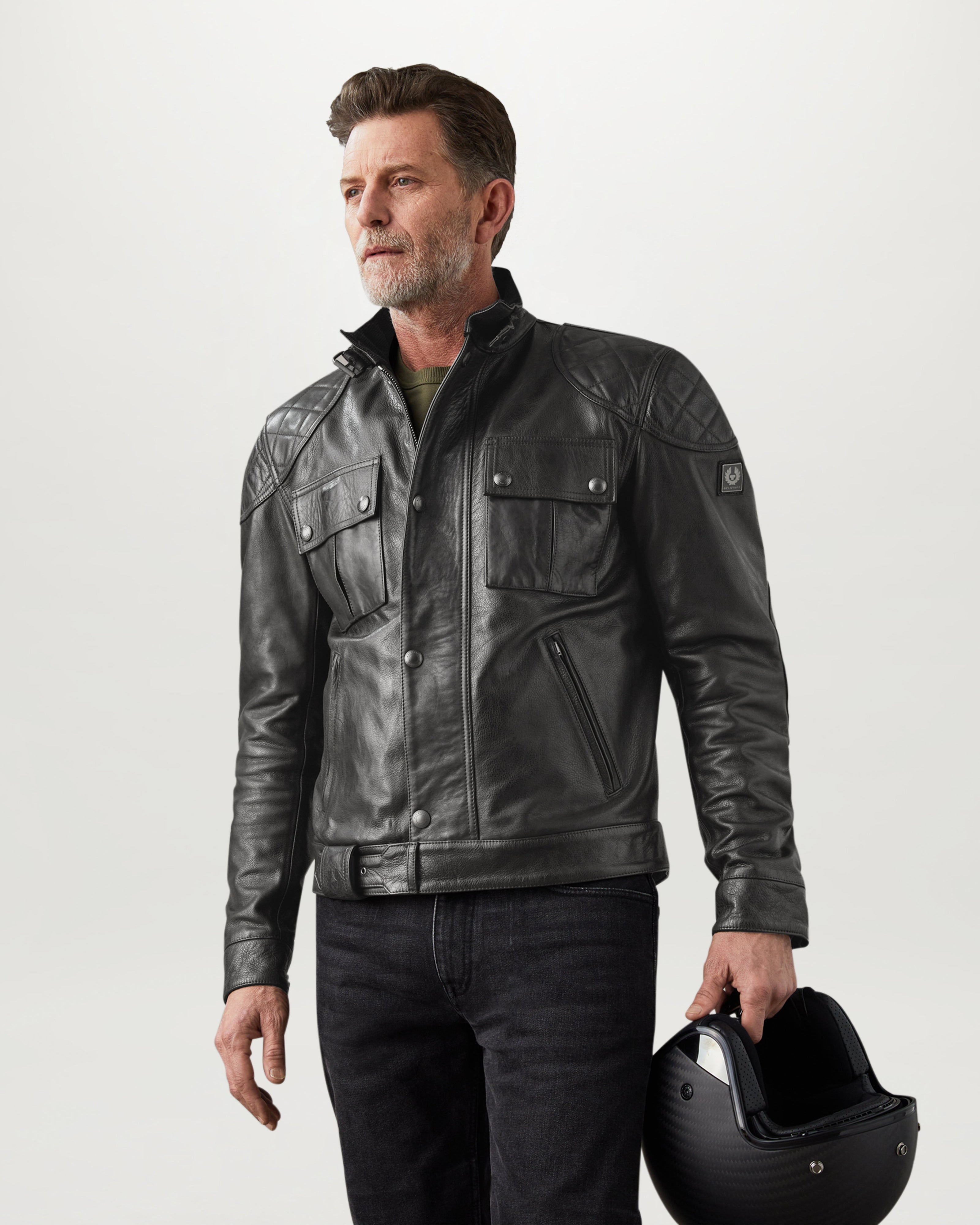 belstaff motorcycle helmets Men's Temple Jacket (Black, XL, Nylon) this jacket shares a chassis with the Crosby Jacket BELSTAFF Motorcycle Collection