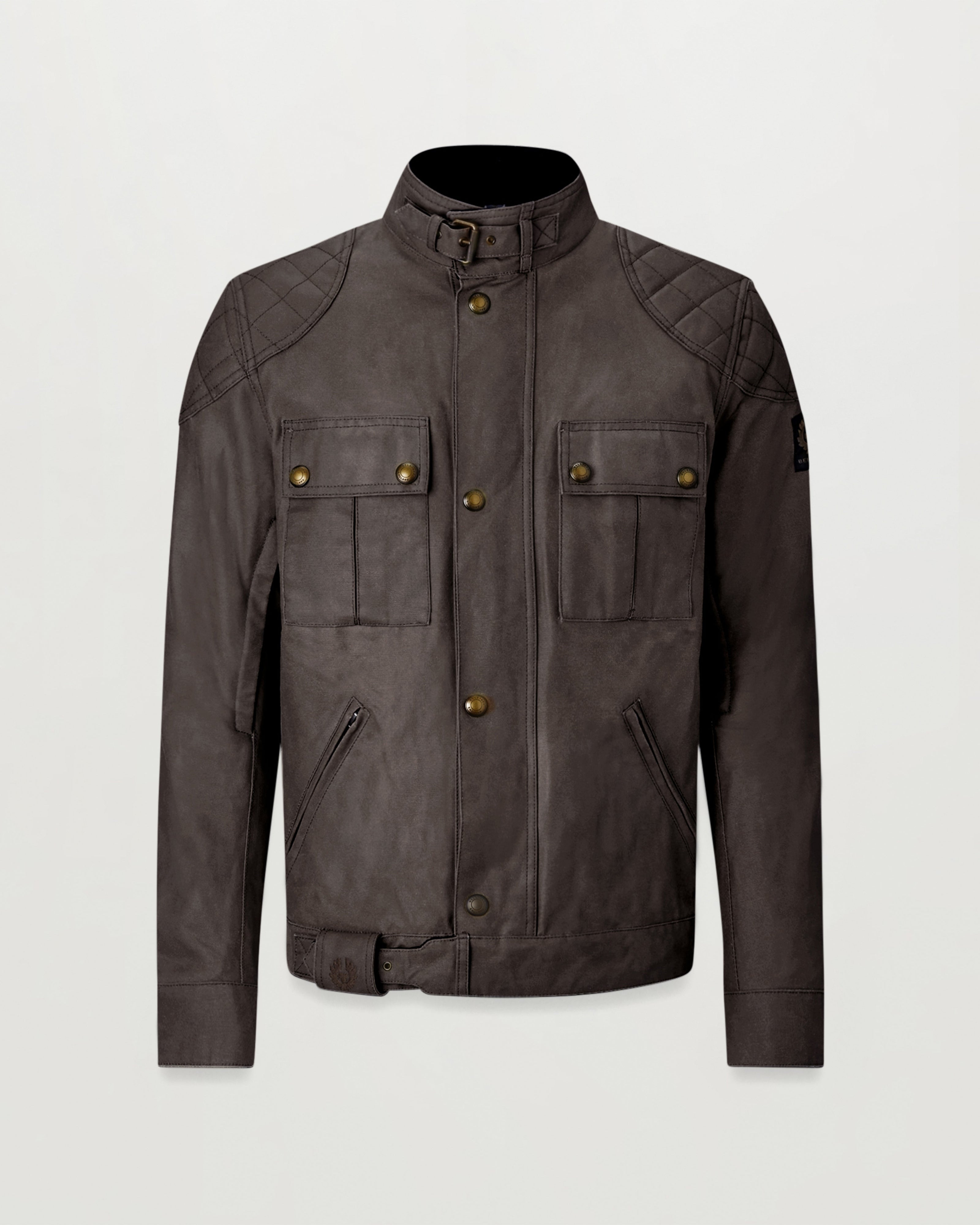 GIACCA DA MOTO BROOKLANDS - Mogano