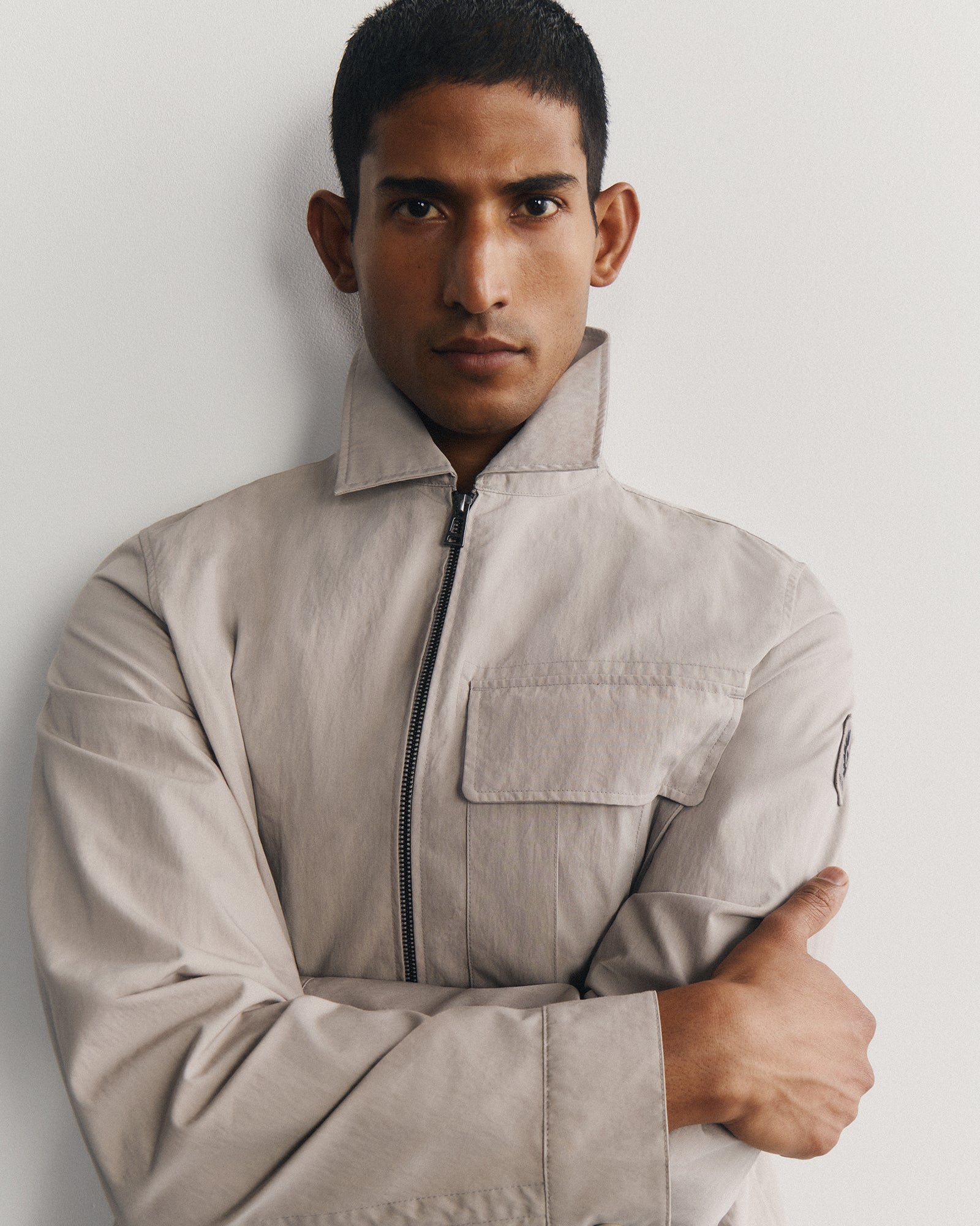 CARGO OVERSHIRT - Concrete