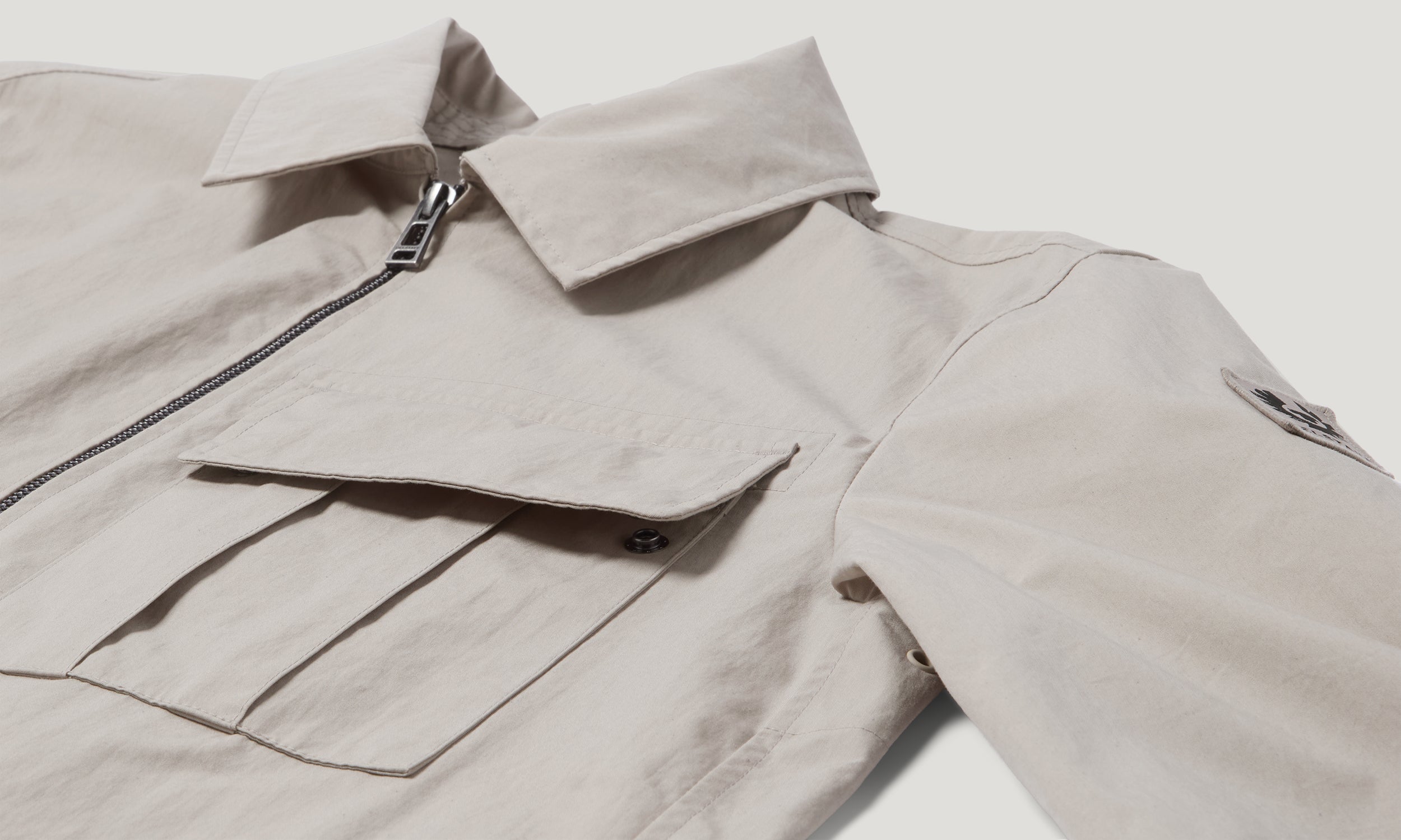CARGO OVERSHIRT - Concrete