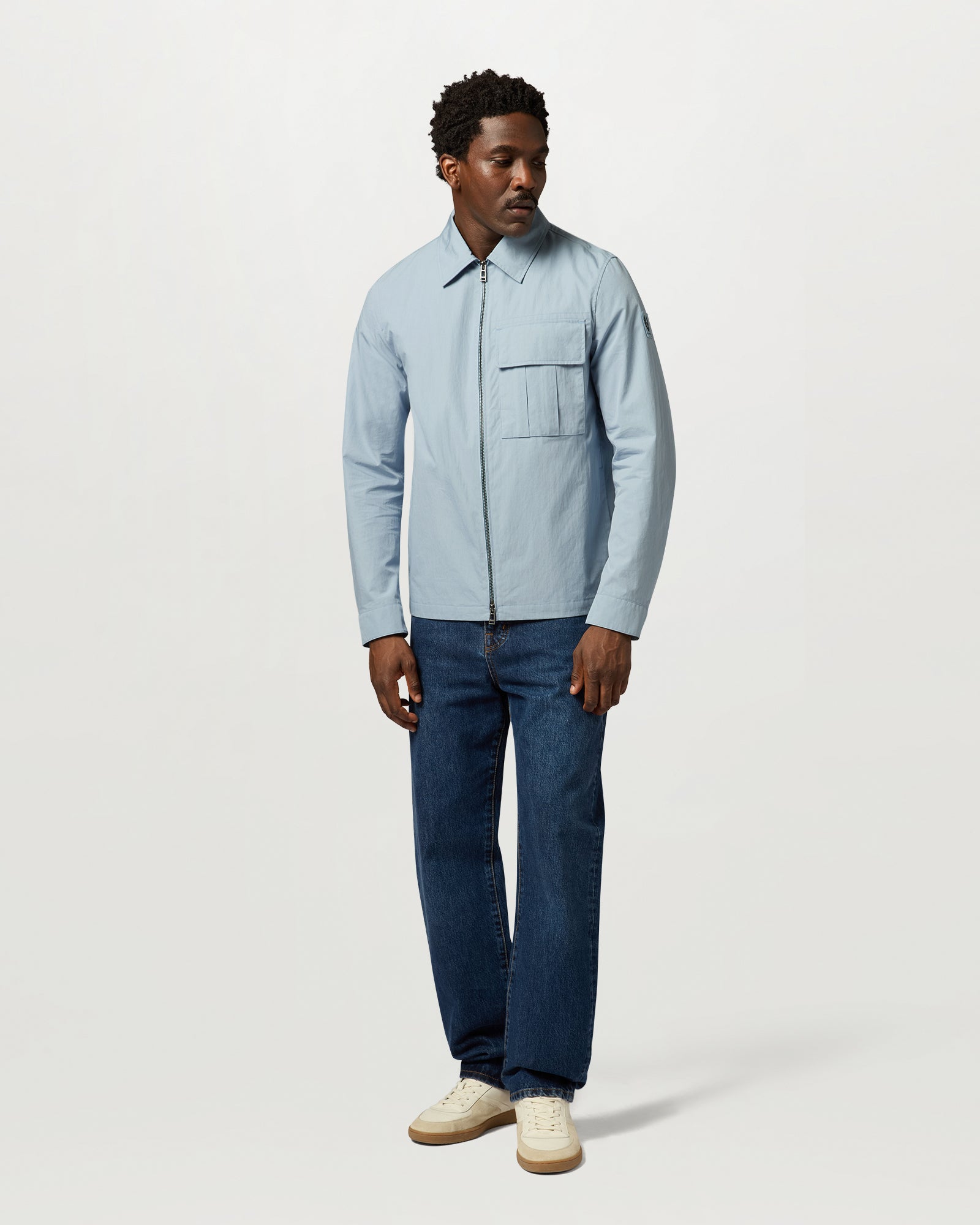 CARGO OVERSHIRT - Mist Blue