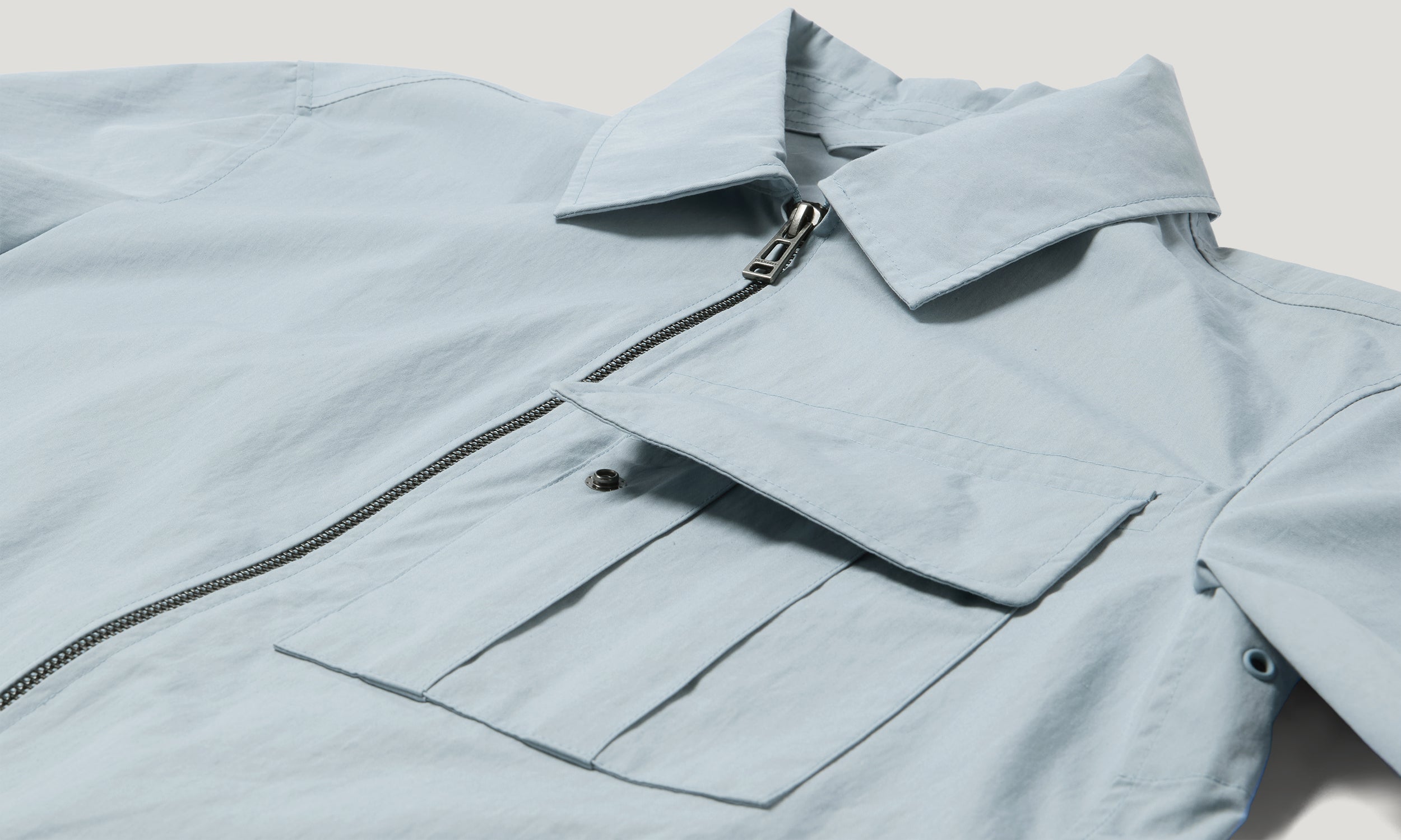 CARGO OVERSHIRT - Mist Blue