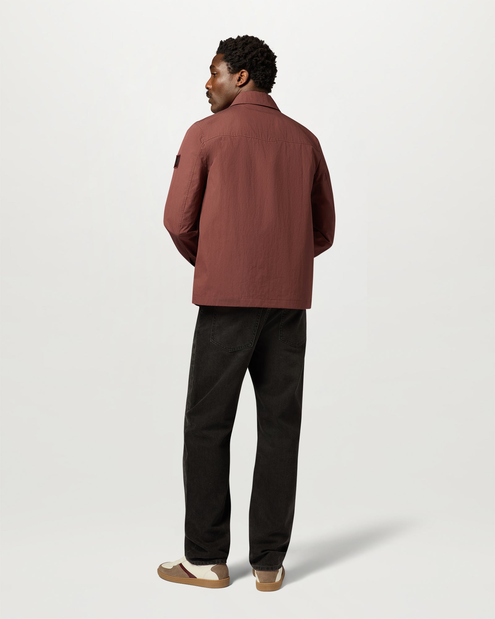 CARGO OVERSHIRT - Oxblood