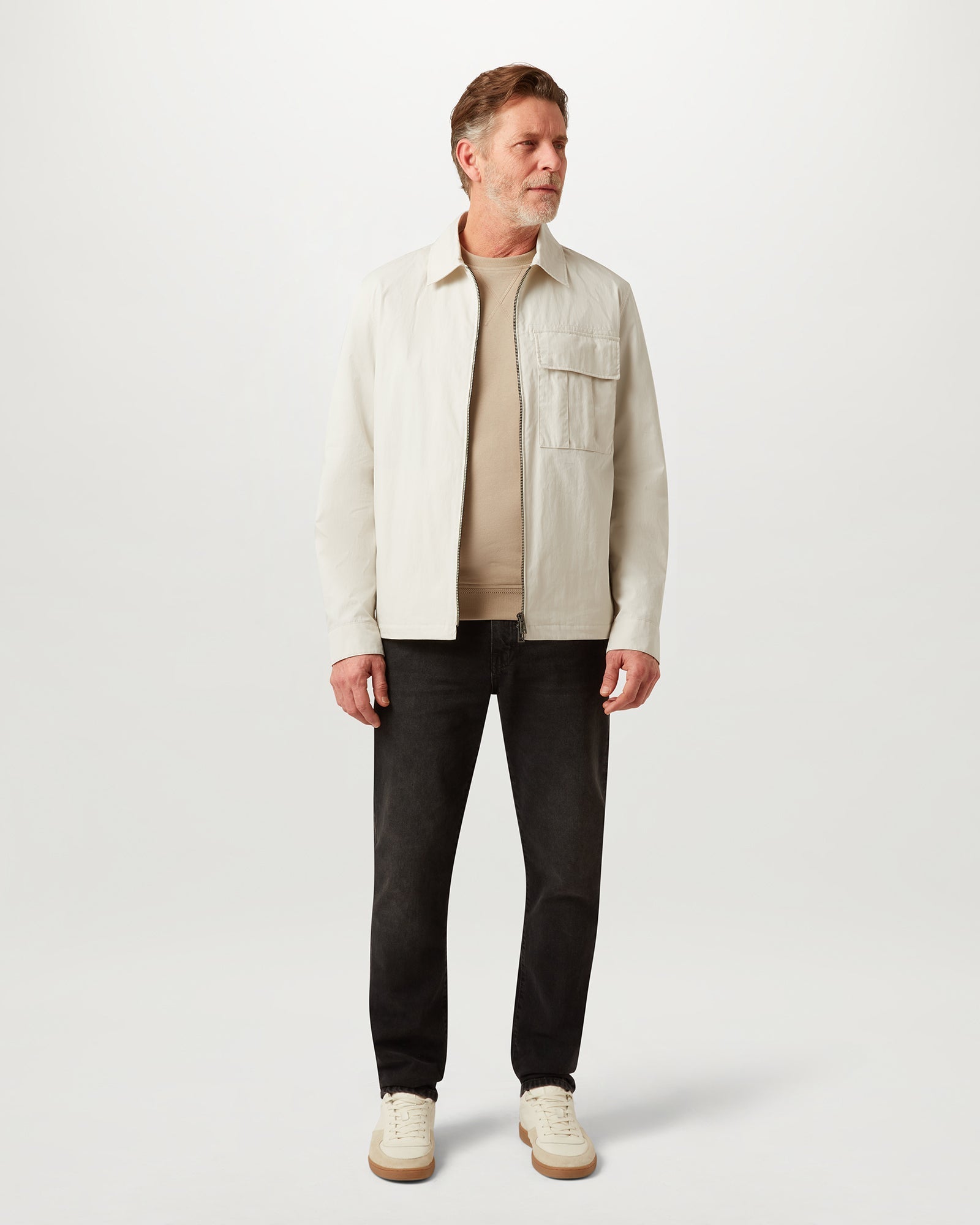 CARGO OVERSHIRT - Silver Birch