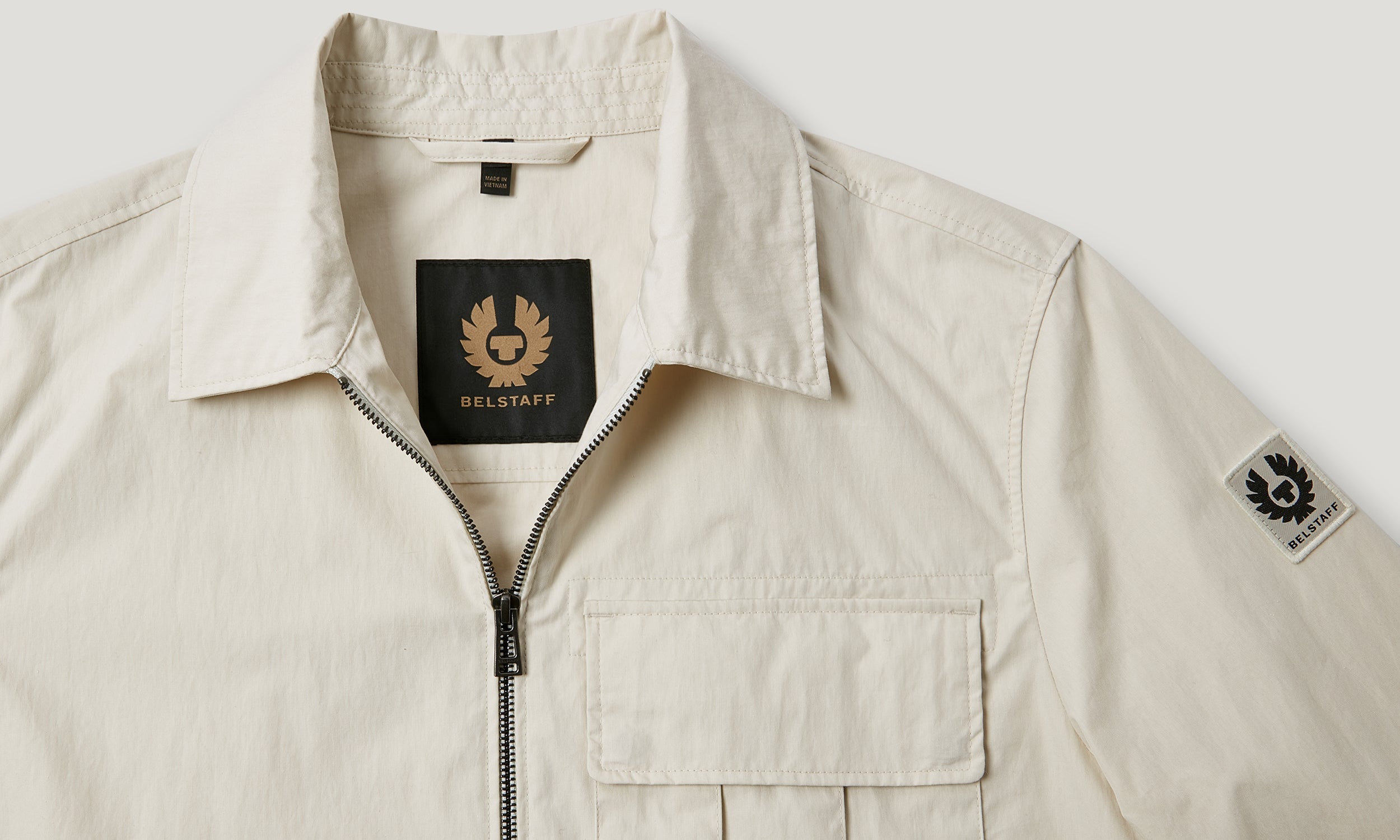 CARGO OVERSHIRT - Silver Birch
