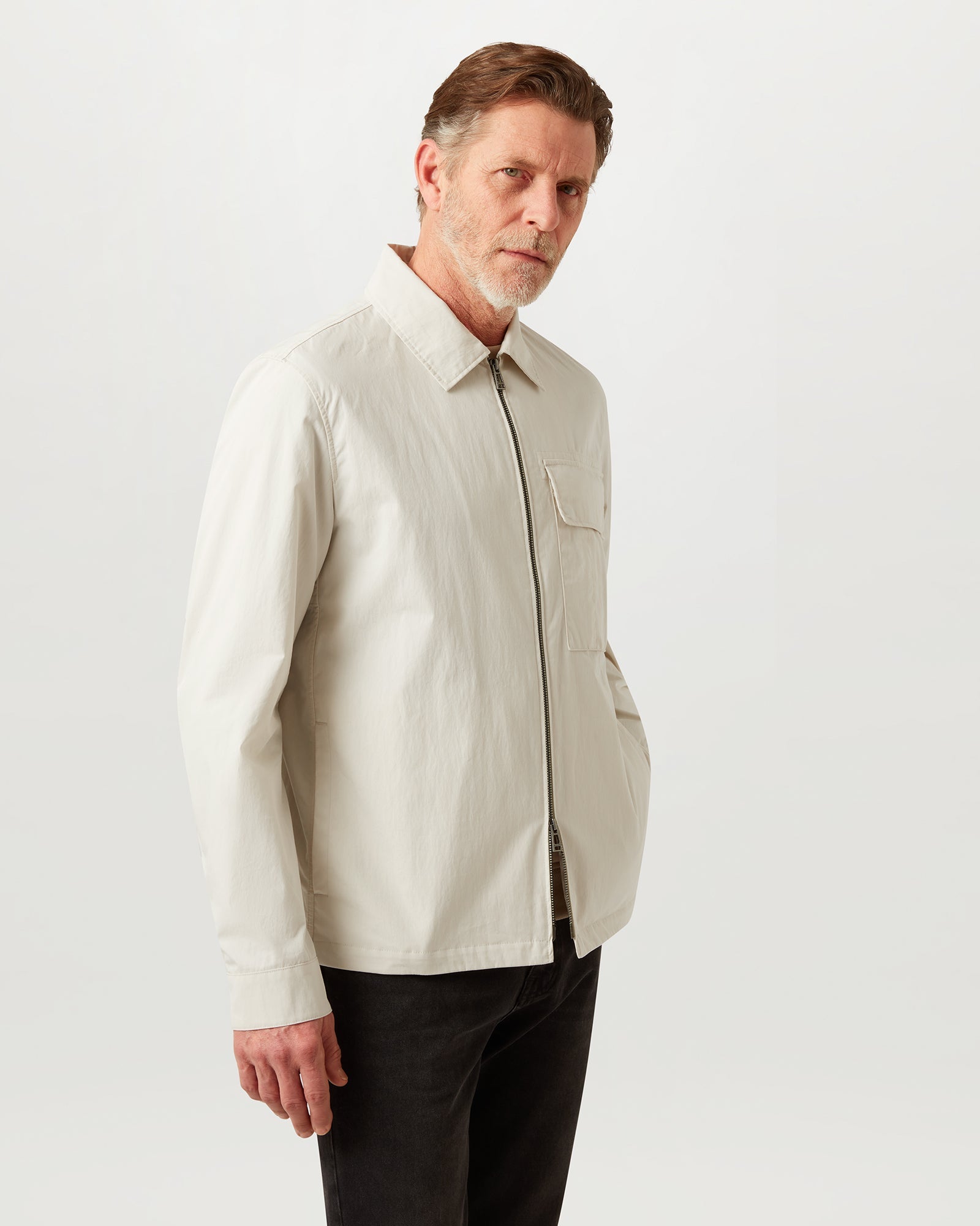 CARGO OVERSHIRT - Silver Birch