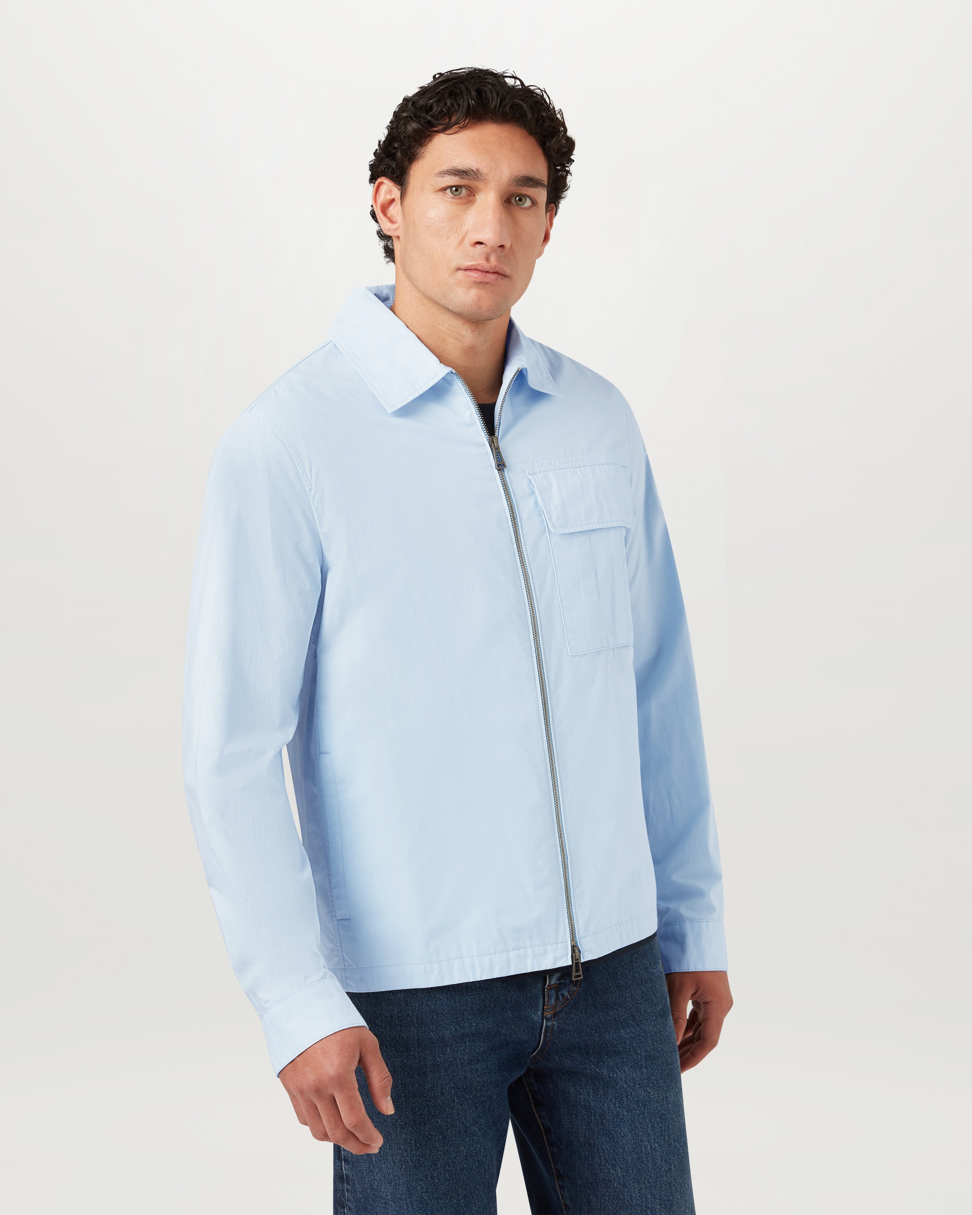 CARGO OVERSHIRT - Sky Blue