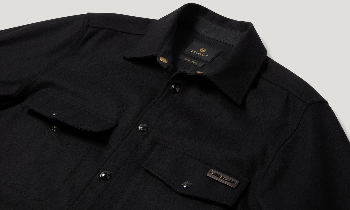 CASTLE OVERSHIRT - Black