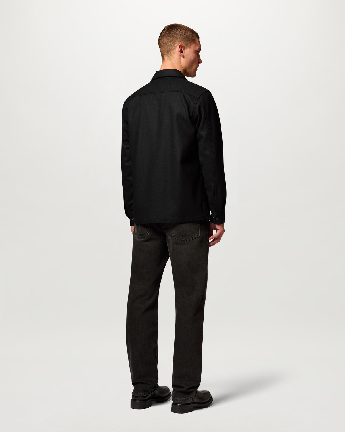 CASTLE OVERSHIRT - Black