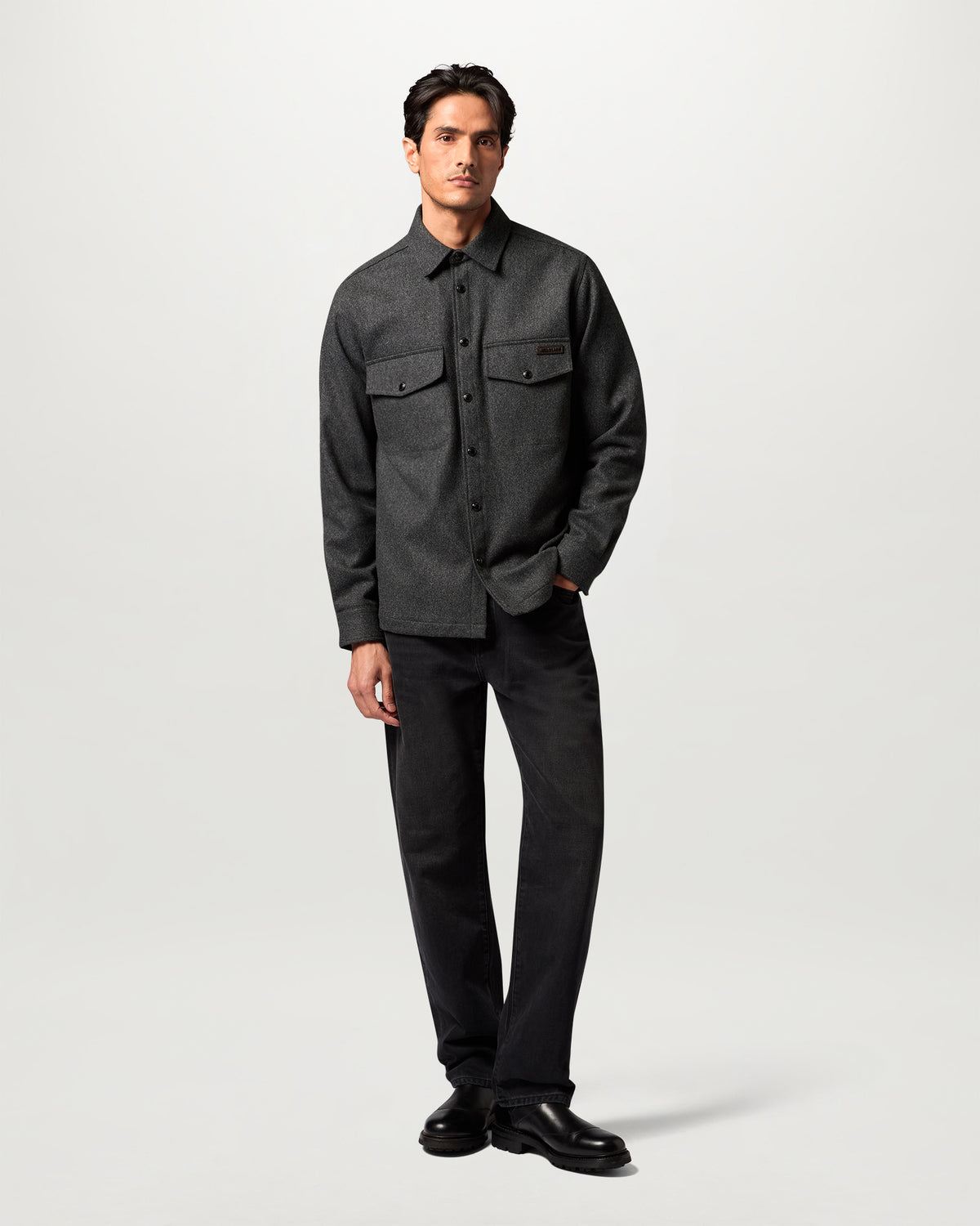 CASTLE OVERSHIRT - Charcoal