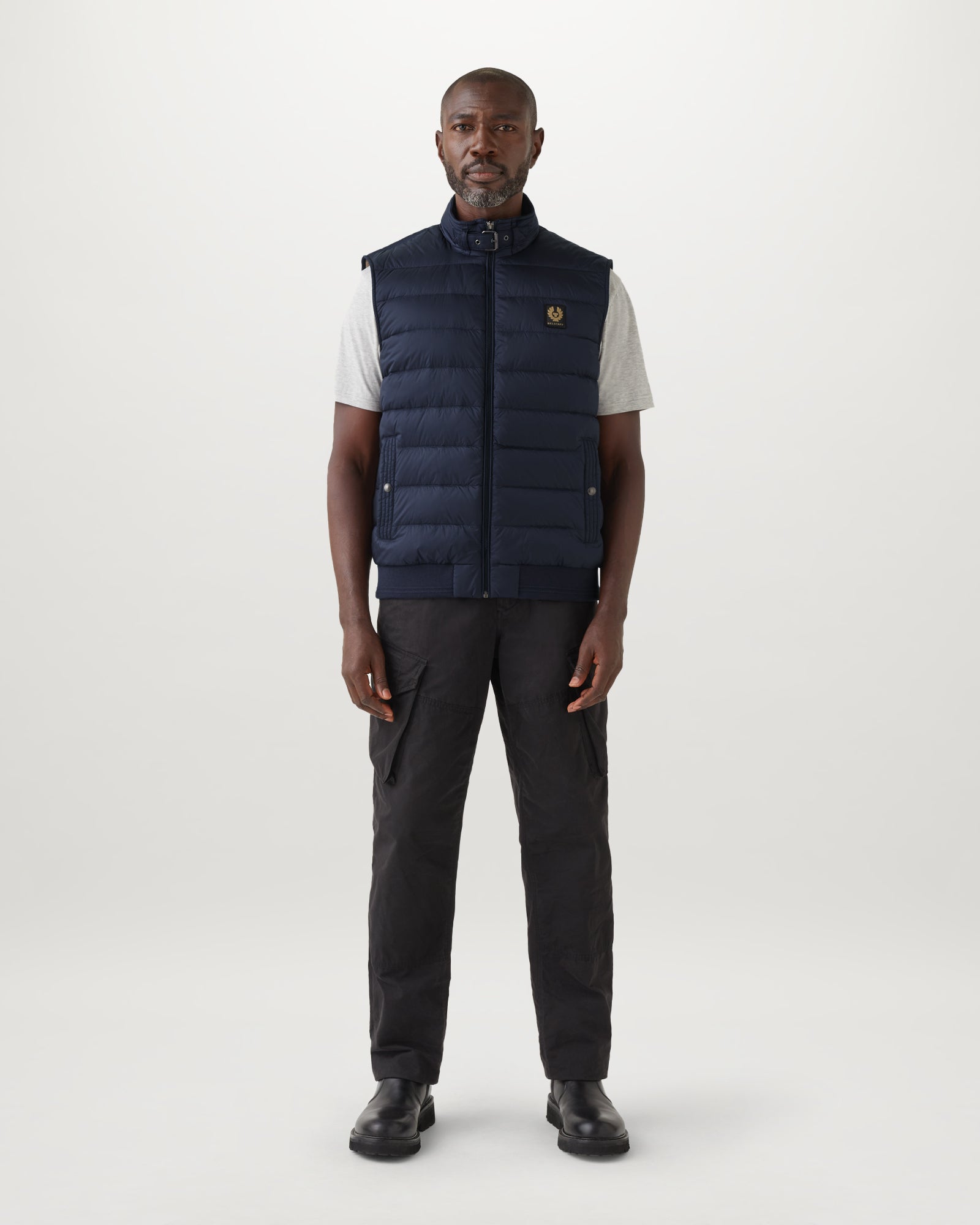 Product Image For Belstaff Circuit Gilet In Dark Ink