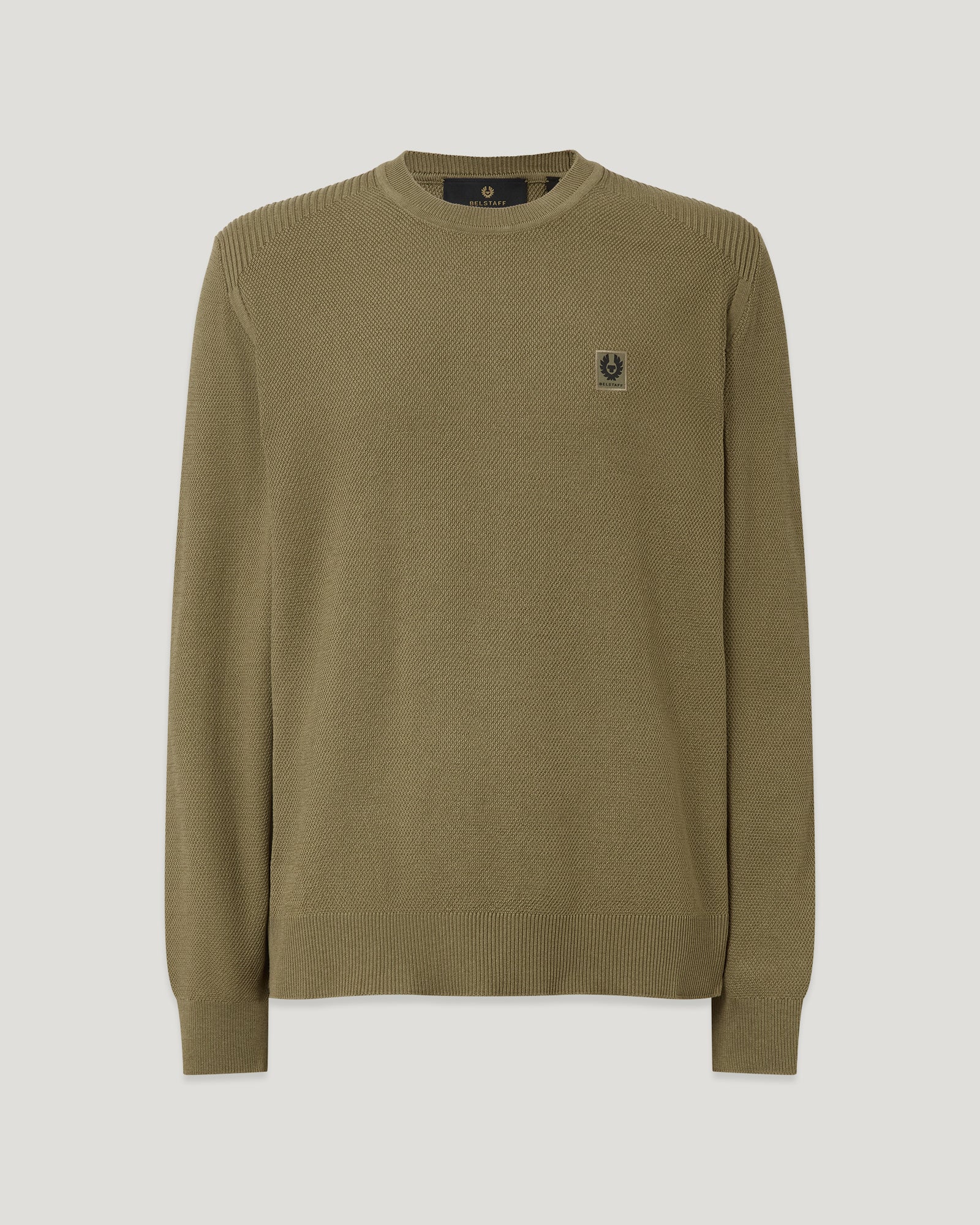 MAGLIONE COAST CON LAVORAZIONE A MAGLIA - Verde militare