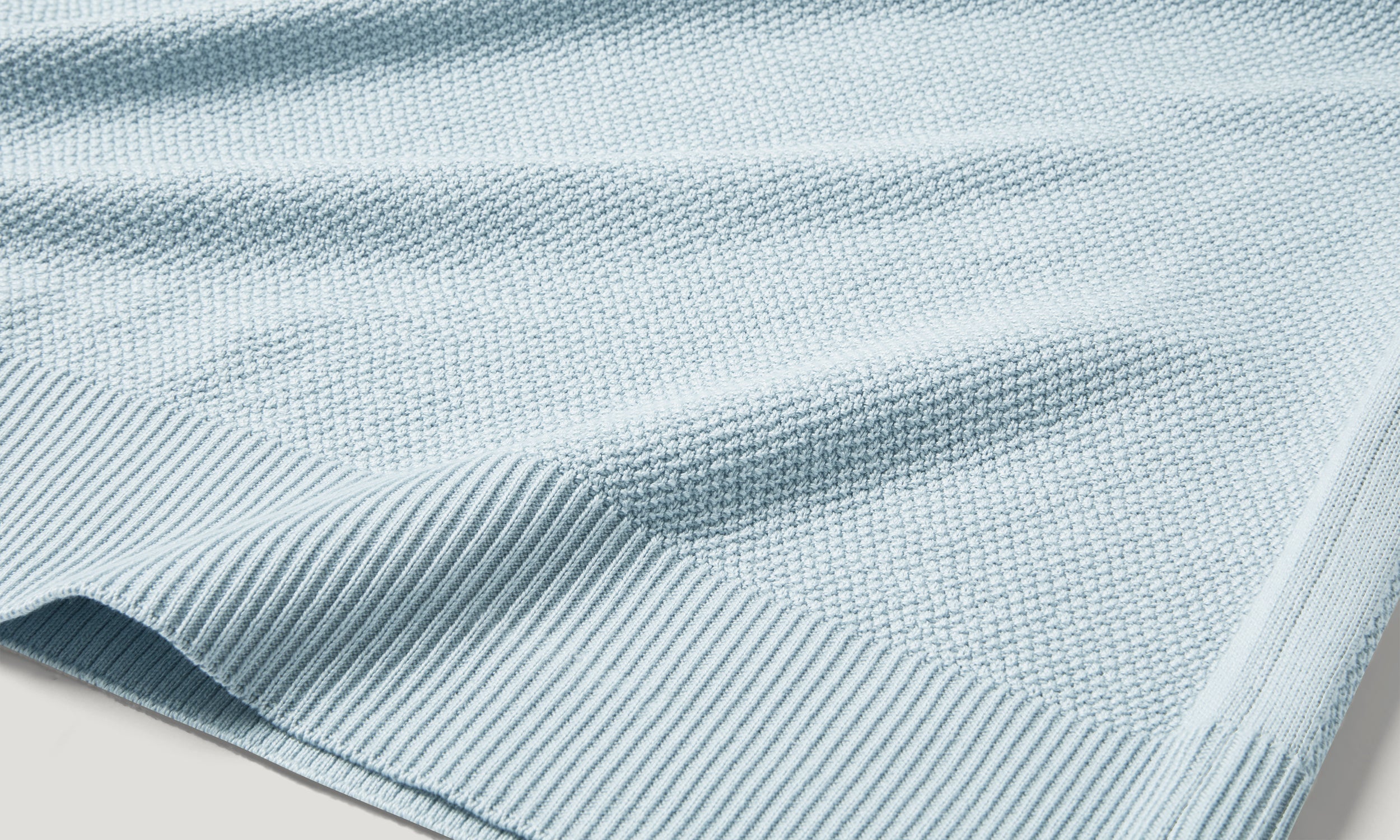 COAST KNITTED POLO - Sky Blue