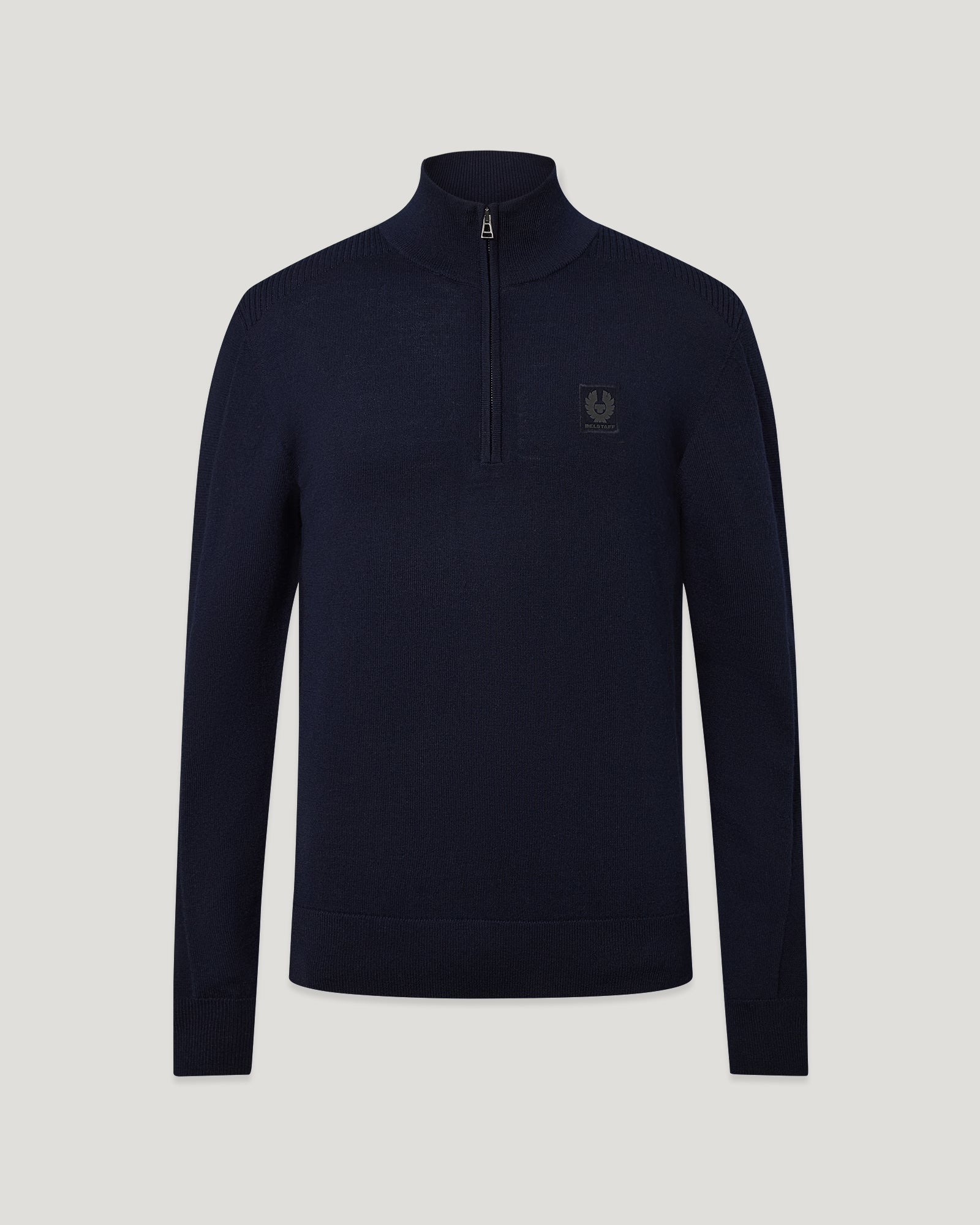 COLDEN MERINO QUARTER ZIP - Dark Ink