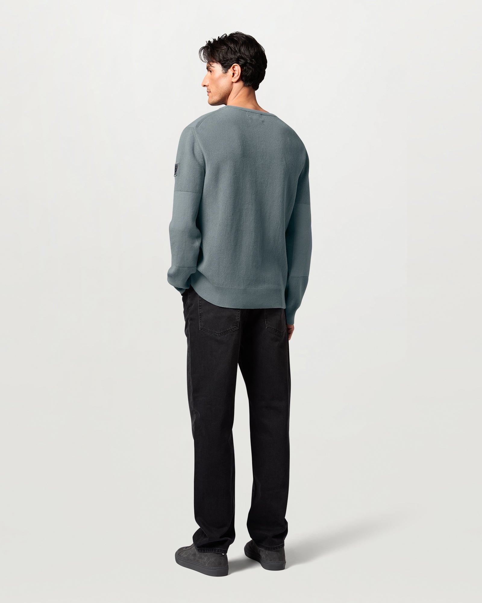 COMMANDER CREWNECK JUMPER - Atlantic Grey