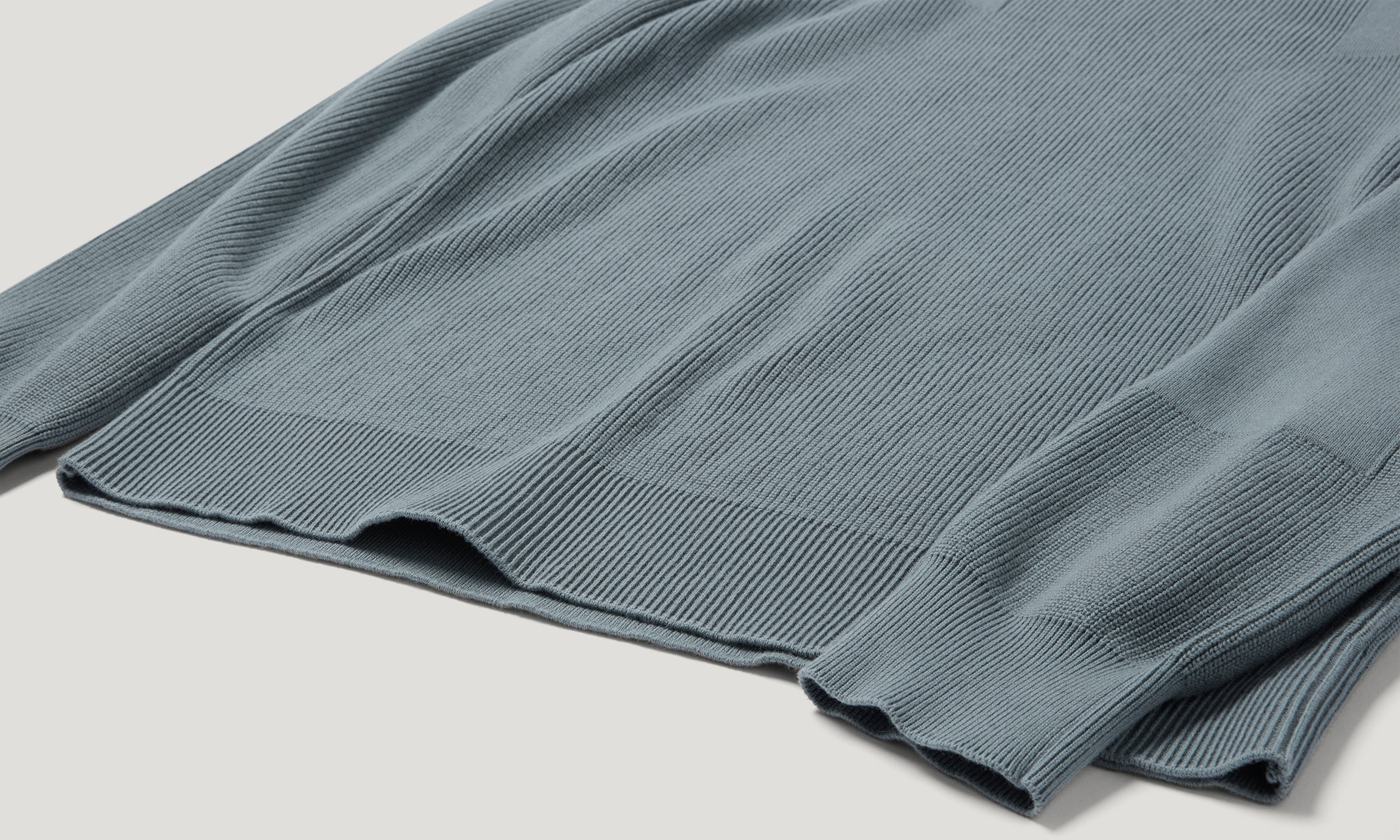 COMMANDER CREWNECK JUMPER - Atlantic Grey