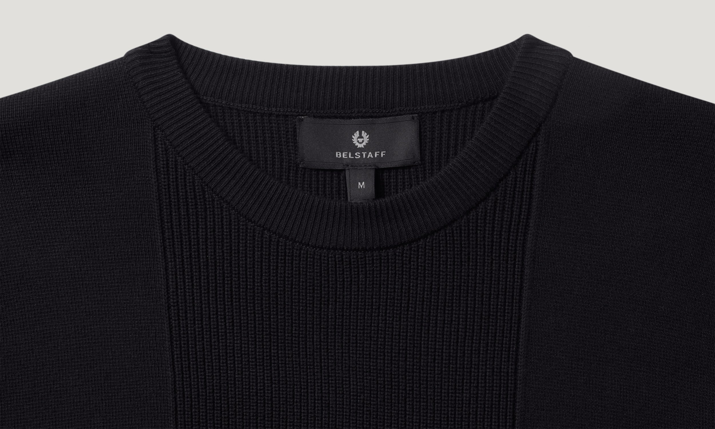 COMMANDER CREWNECK JUMPER - Black