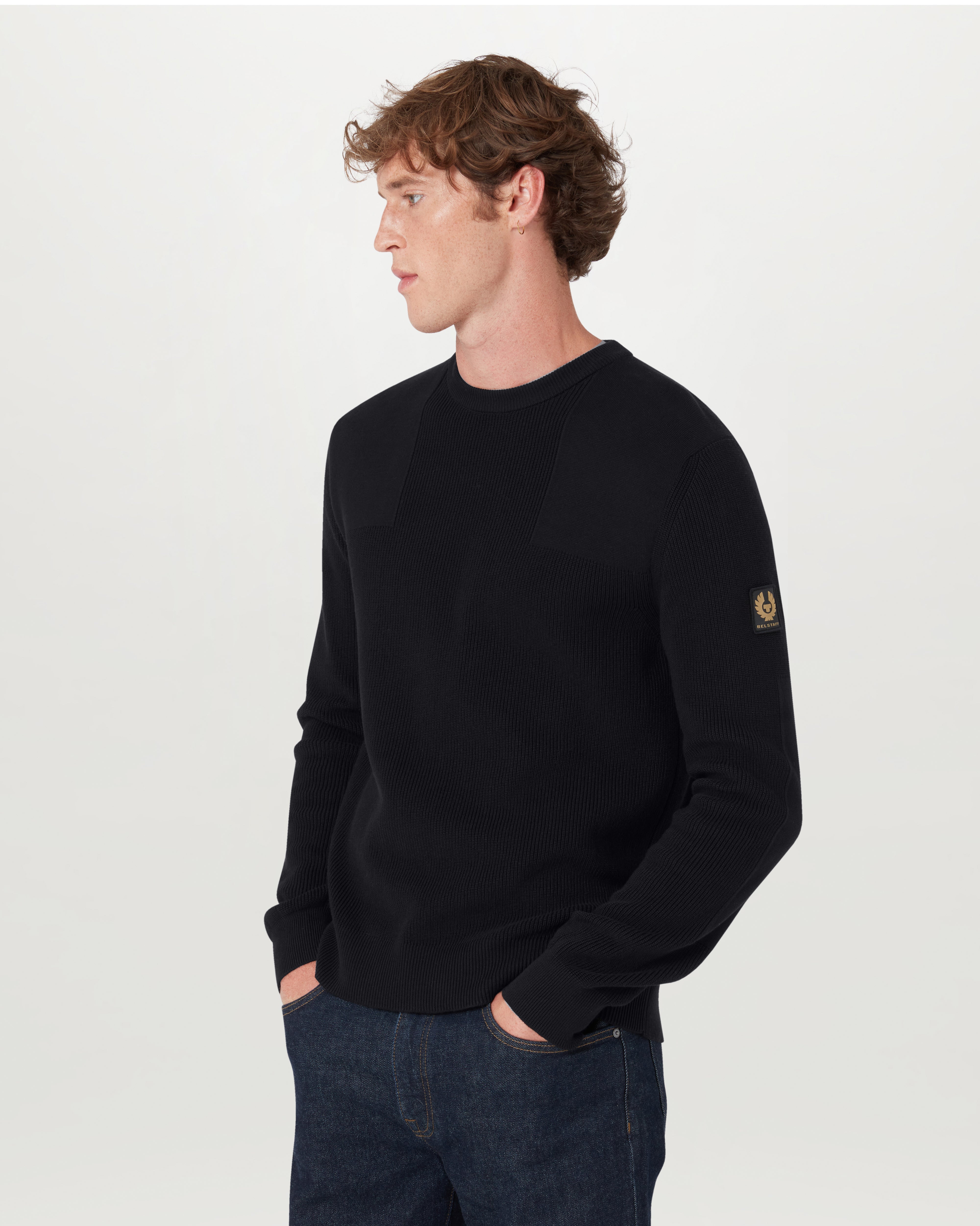 COMMANDER CREWNECK JUMPER – Belstaff.com