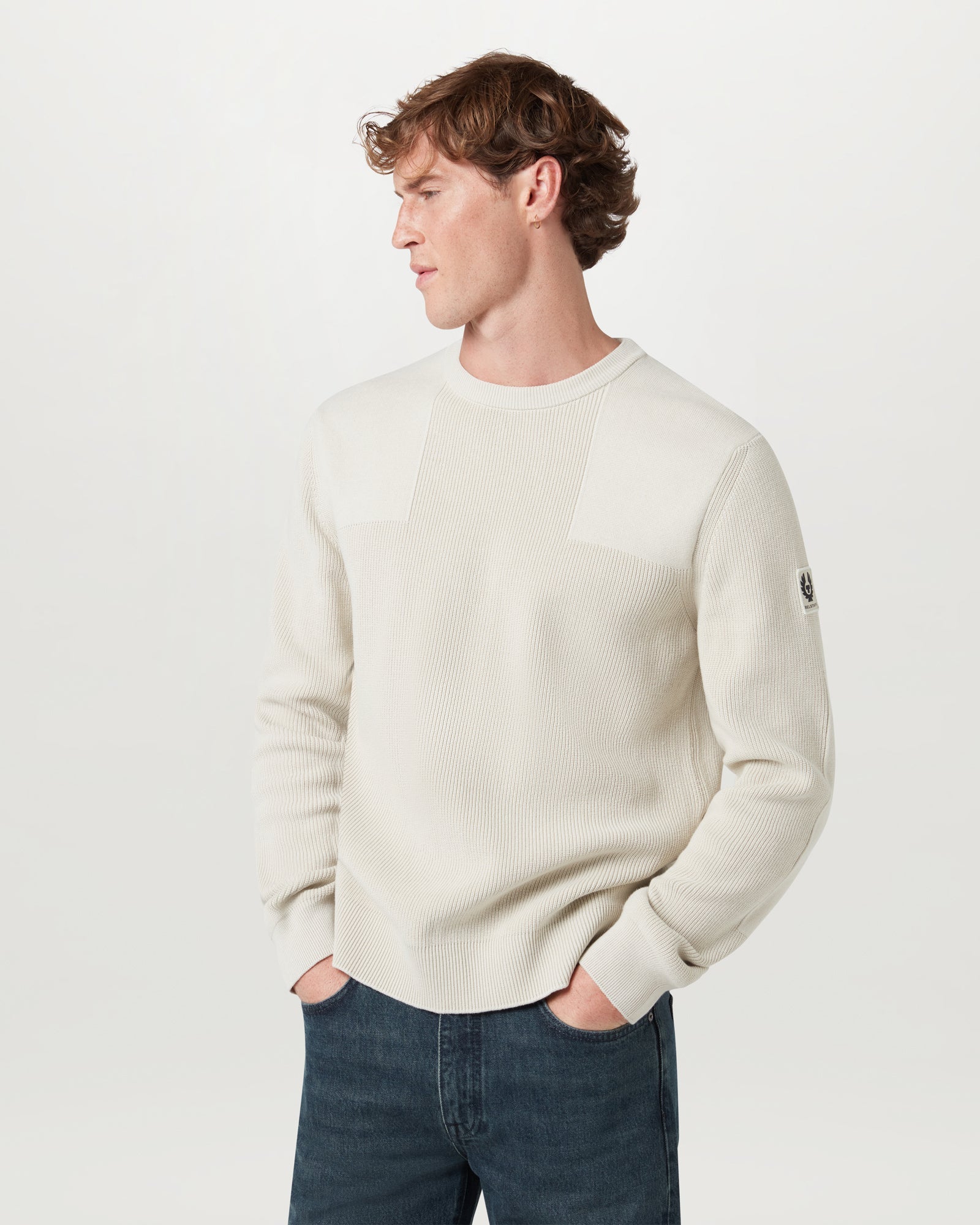 COMMANDER CREWNECK JUMPER – Belstaff.com