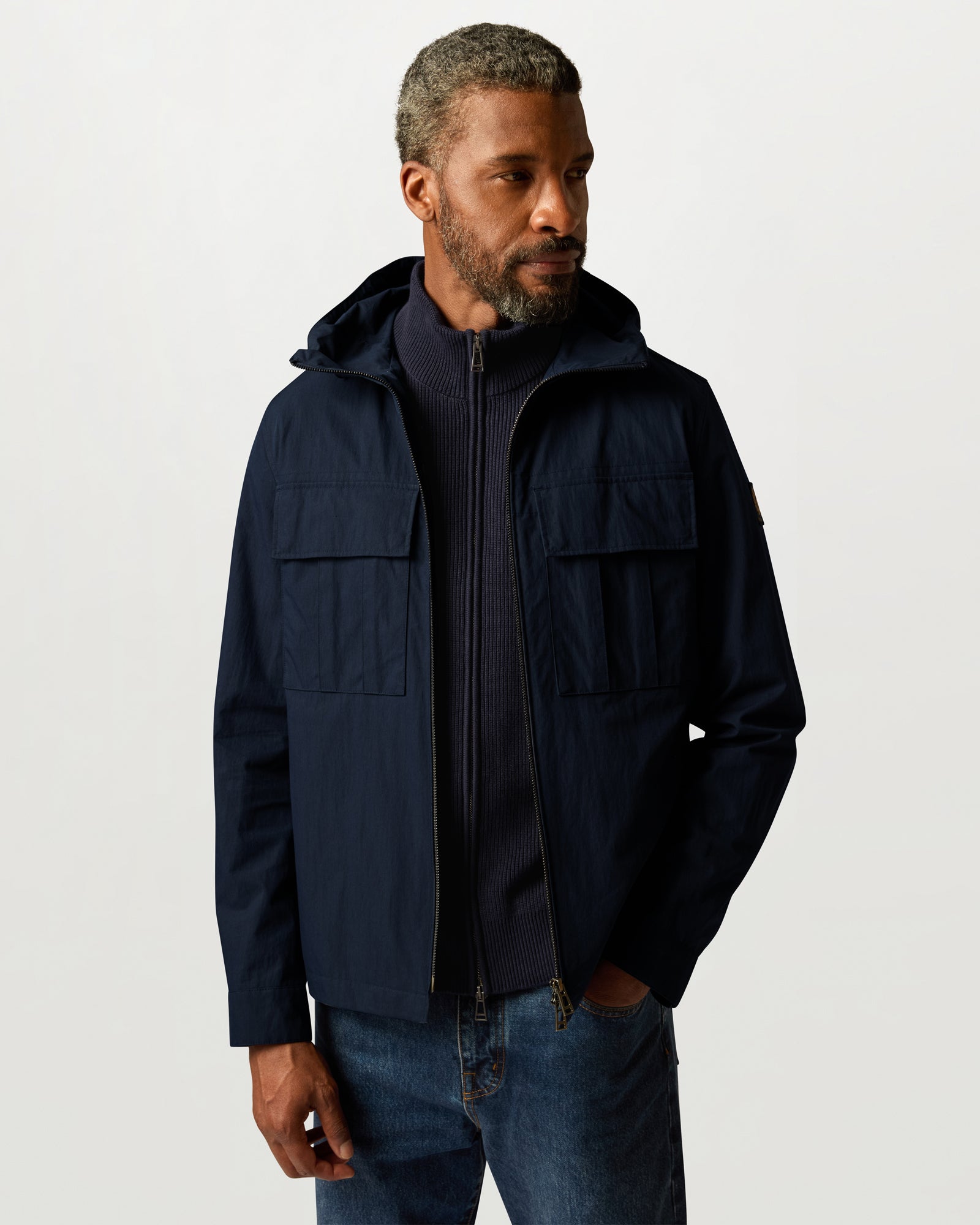 COMMANDER FULL ZIP - Dark Ink