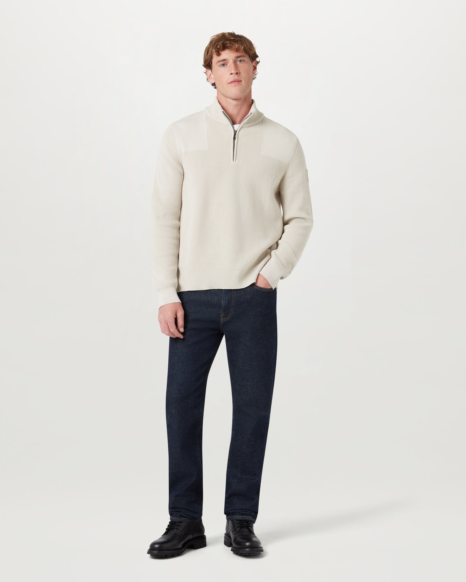 トップス 506BIGEE COMMANDER QUARTER ZIP JUMPER – Belstaff.com