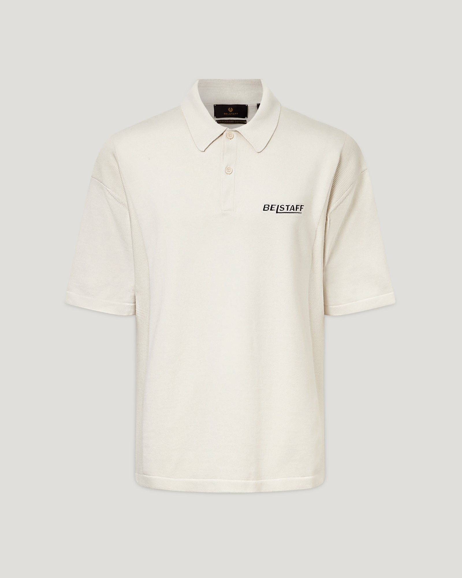 COMPETITION KNITTED POLO - Chalk