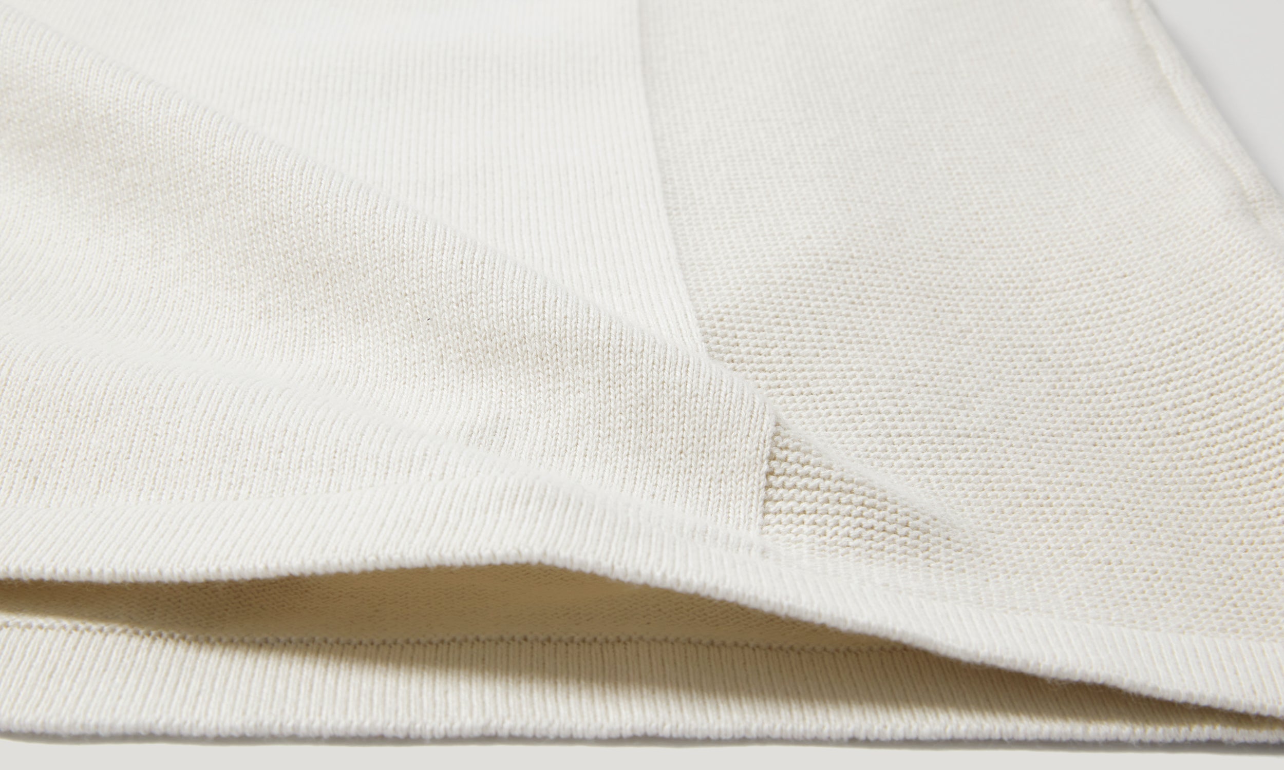 COMPETITION KNITTED POLO - Chalk