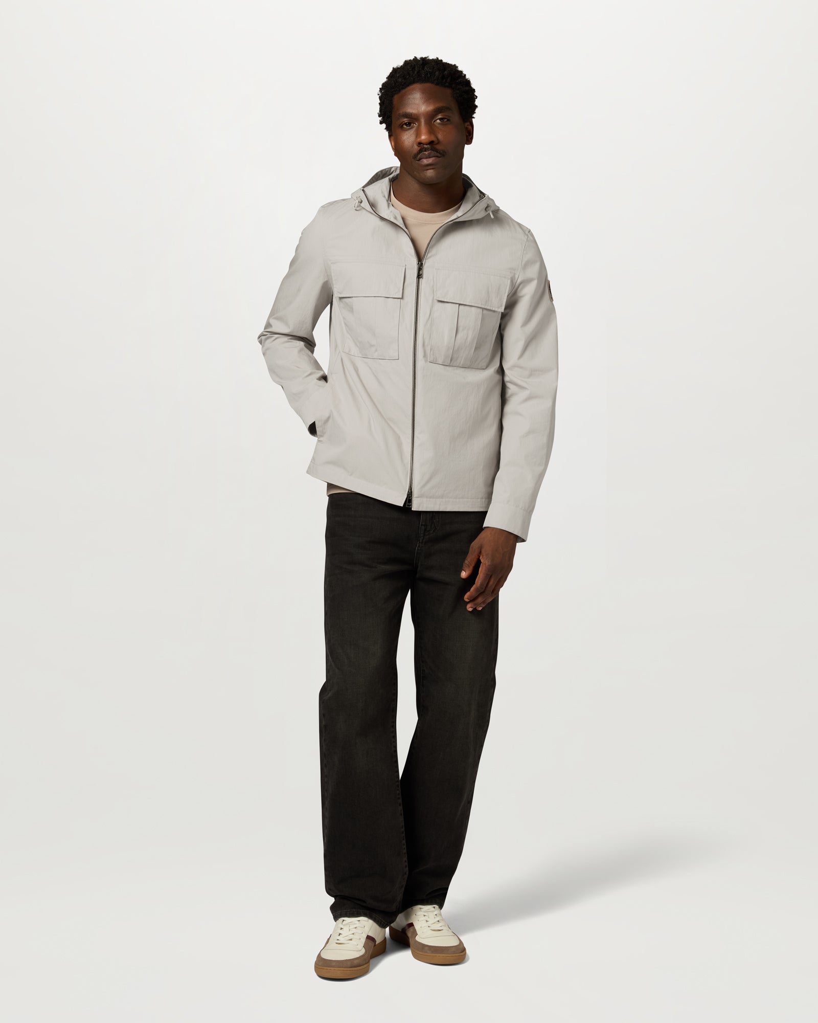 CONTAINER OVERSHIRT - Concrete