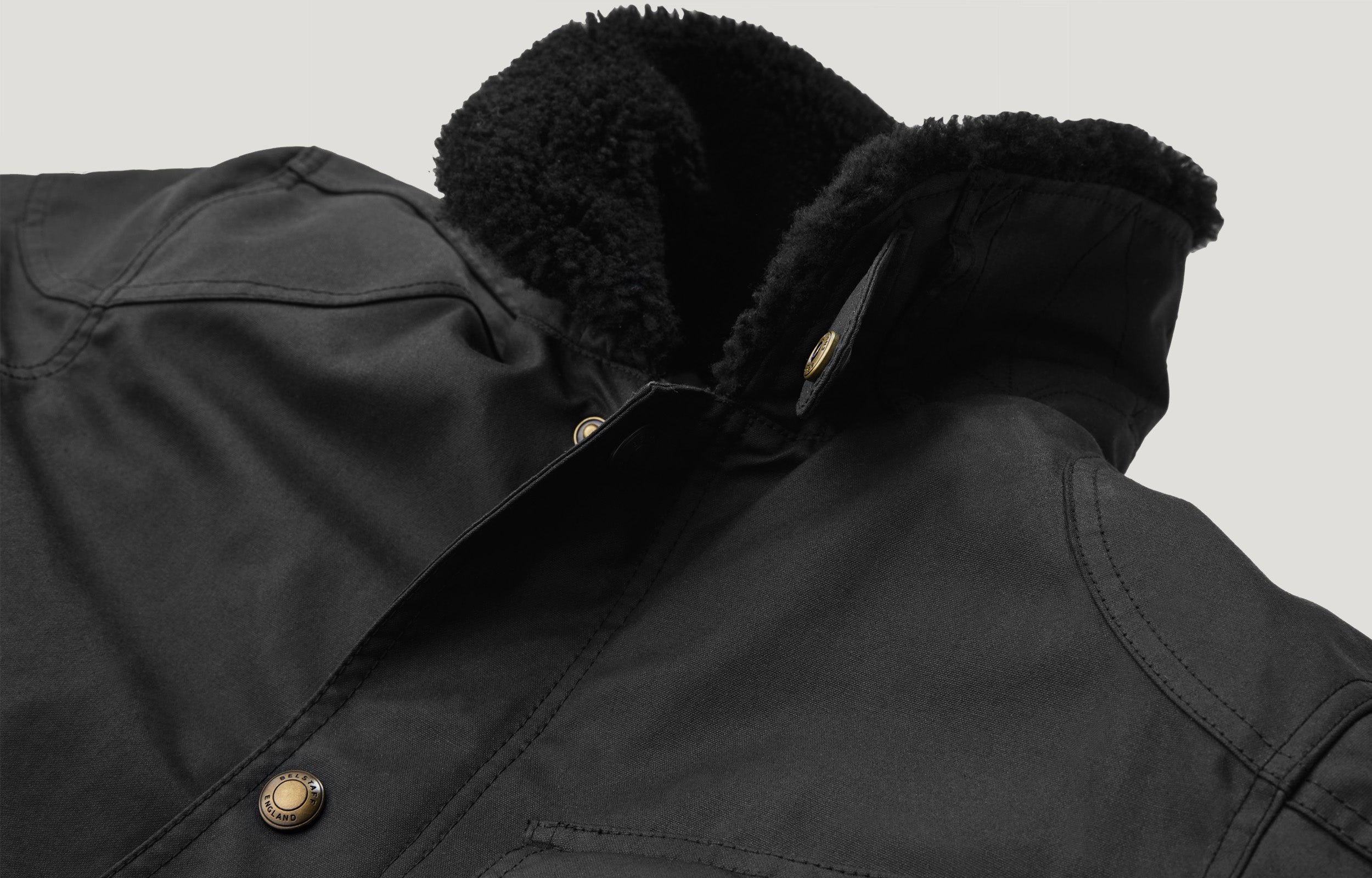 CONVOY MOTORCYCLE JACKET - Black