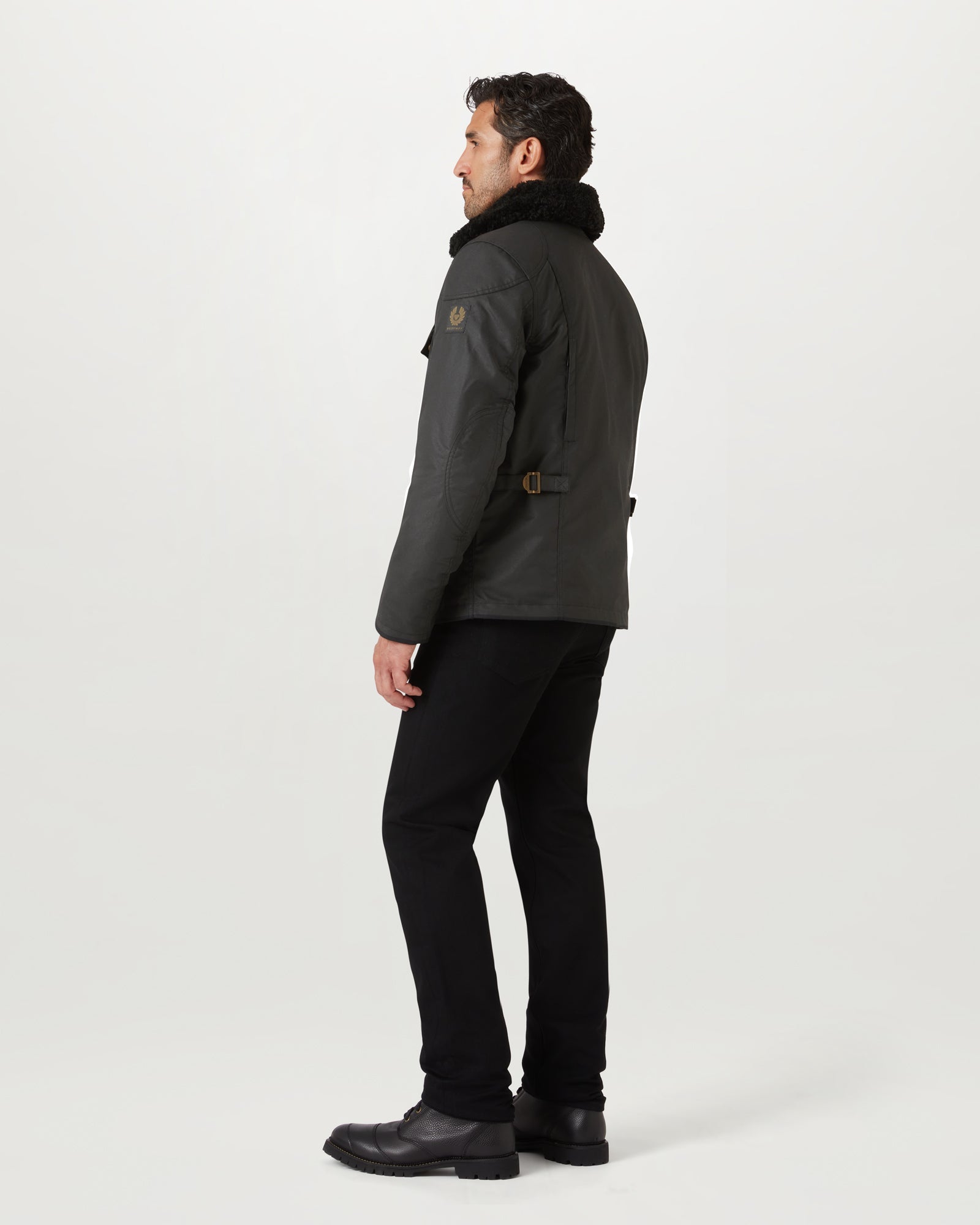 CONVOY MOTORCYCLE JACKET - Black