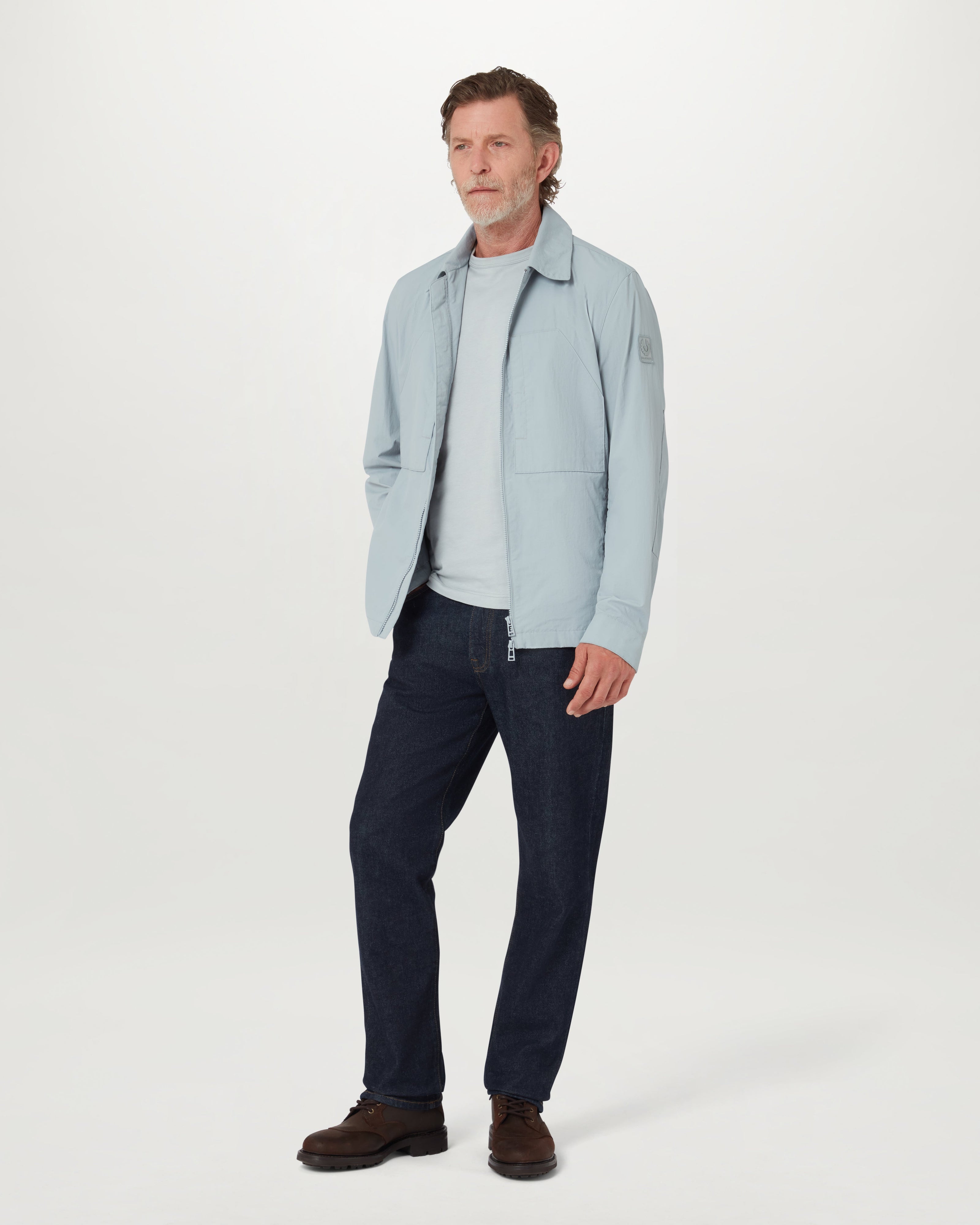 COVER OVERSHIRT - Quarry Blue