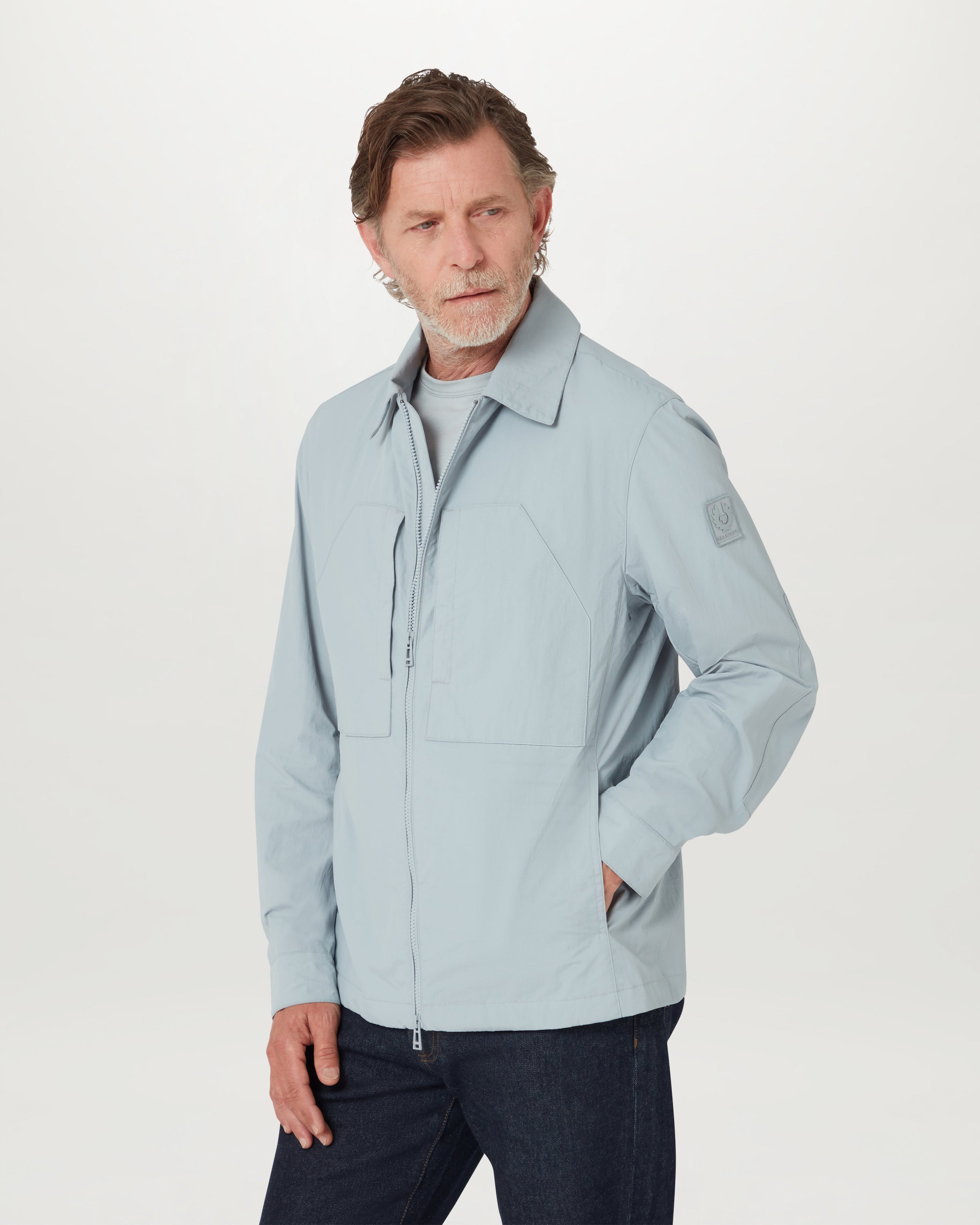 COVER OVERSHIRT - Quarry Blue