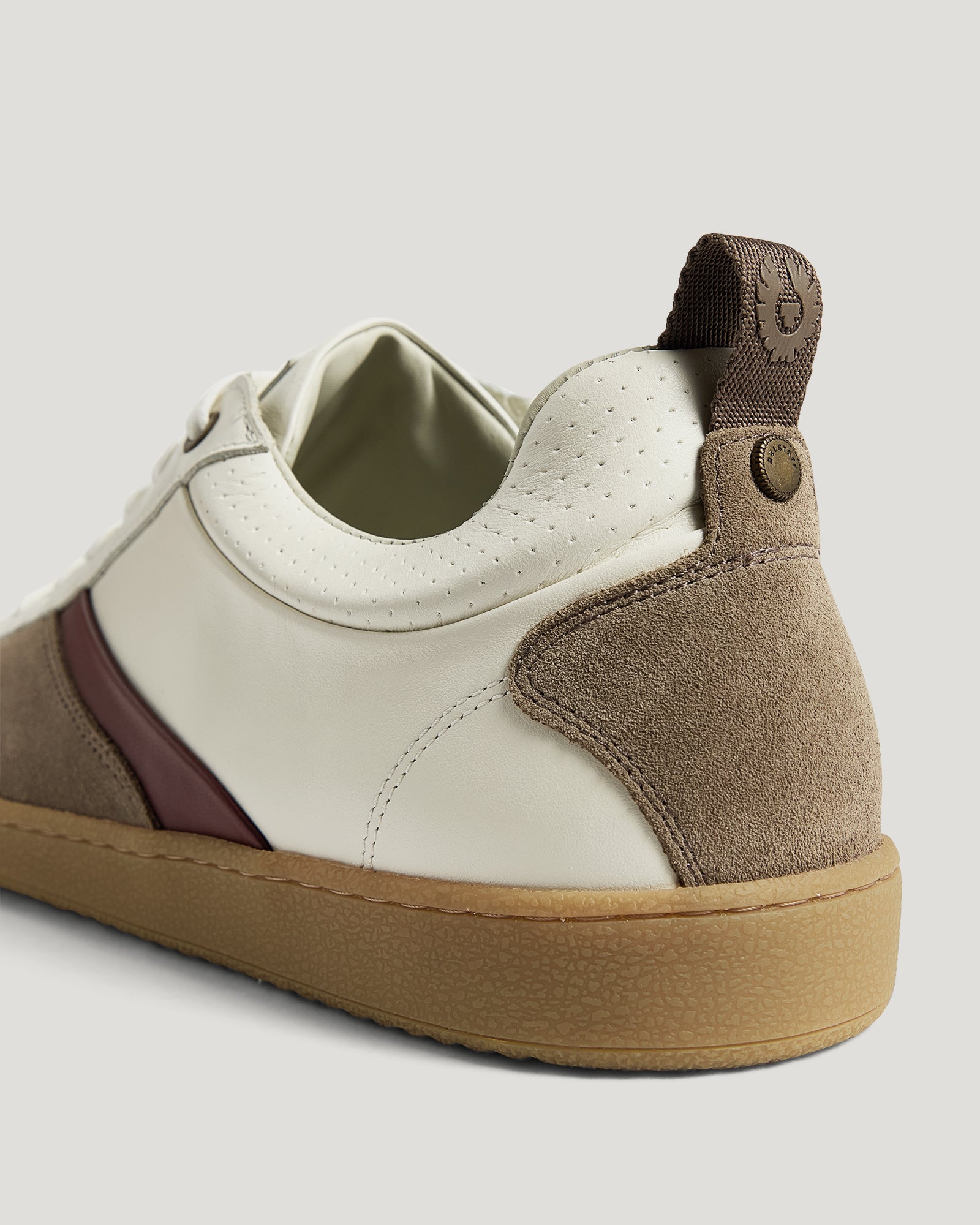CROFT TRAINER - Dusty Taupe/Oxblood