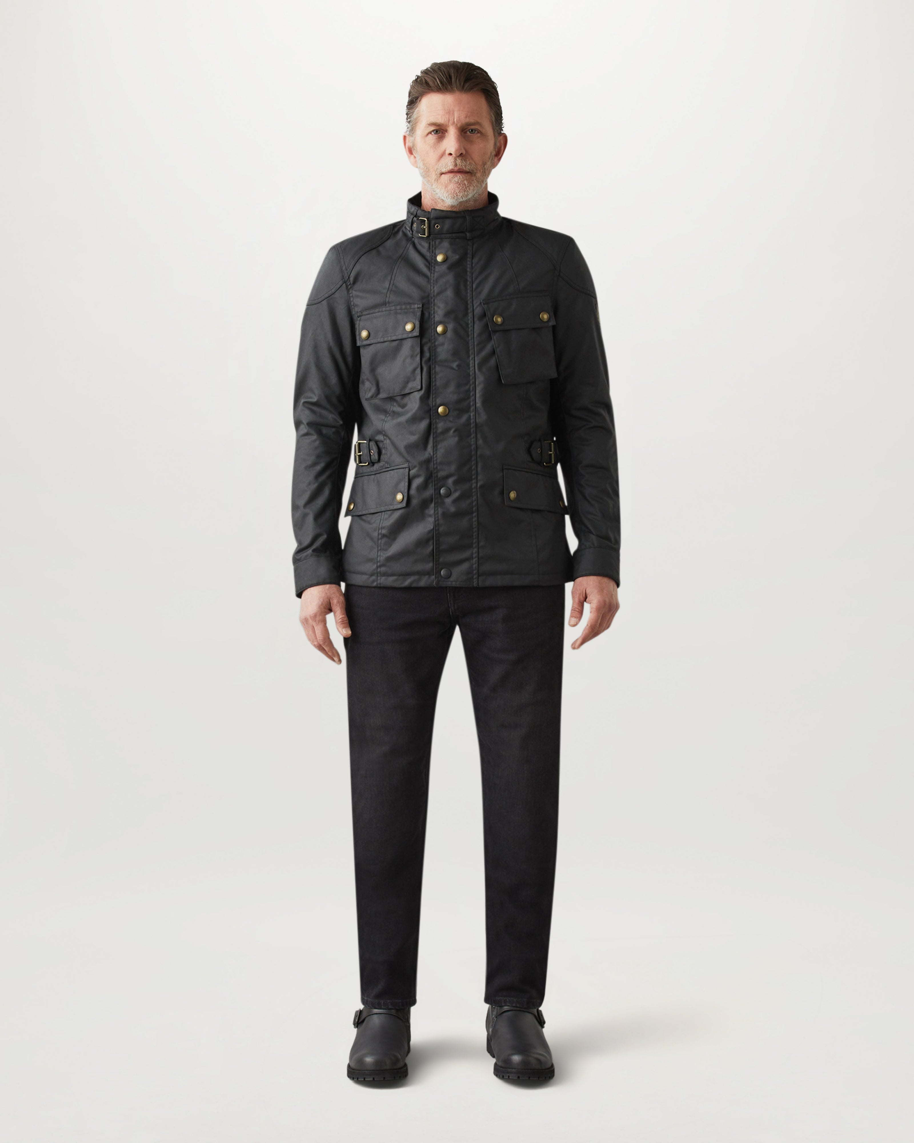 CROSBY MOTORRADJACKE - Schwarz