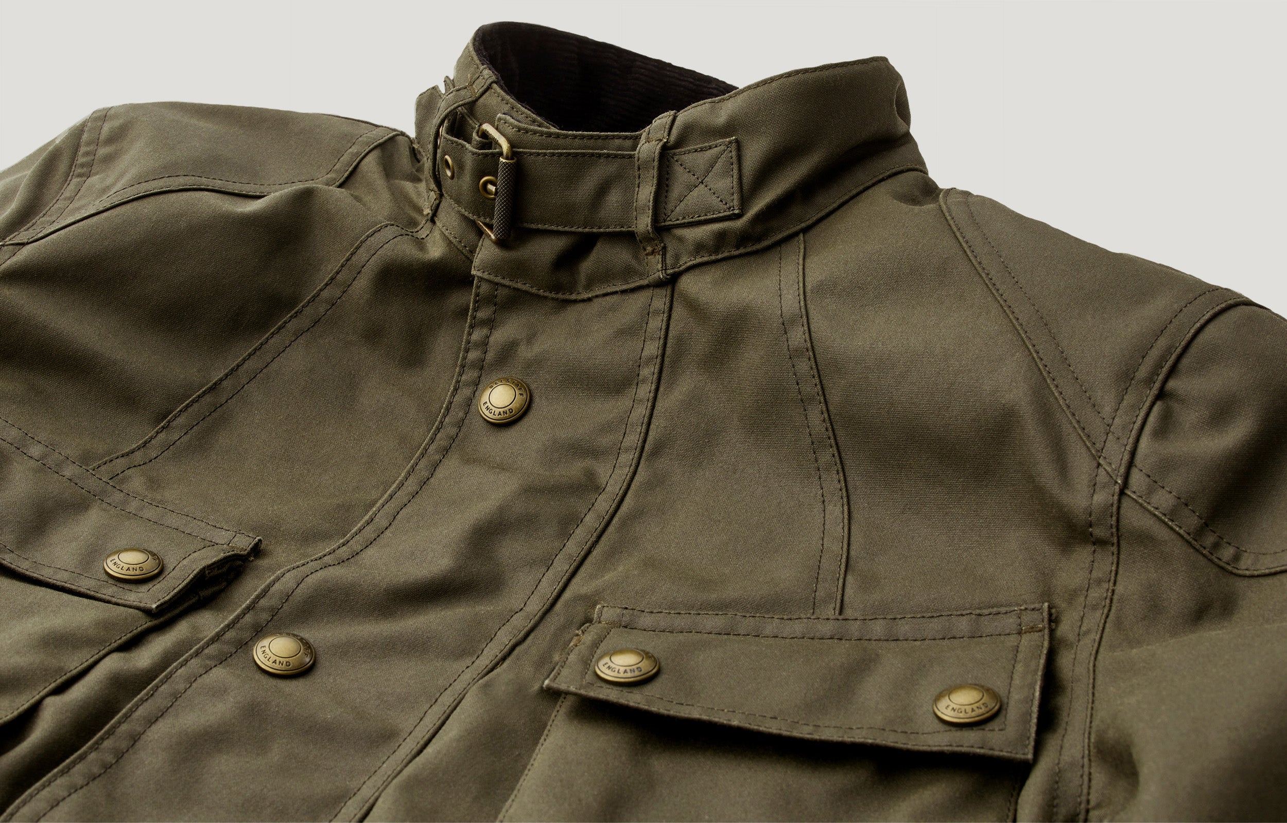 CROSBY MOTORCYCLE JACKET - Forest Green