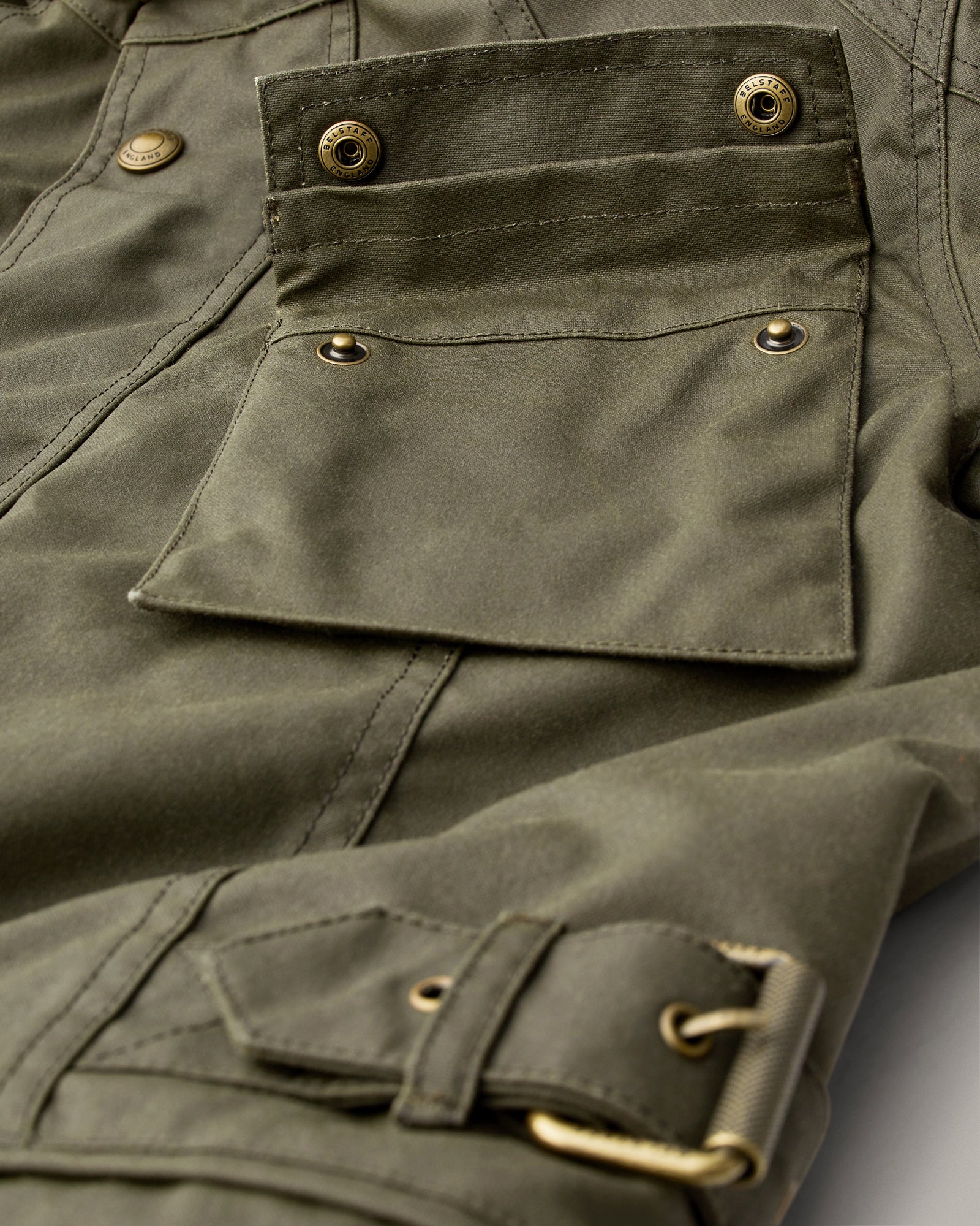 CROSBY MOTORCYCLE JACKET - Forest Green
