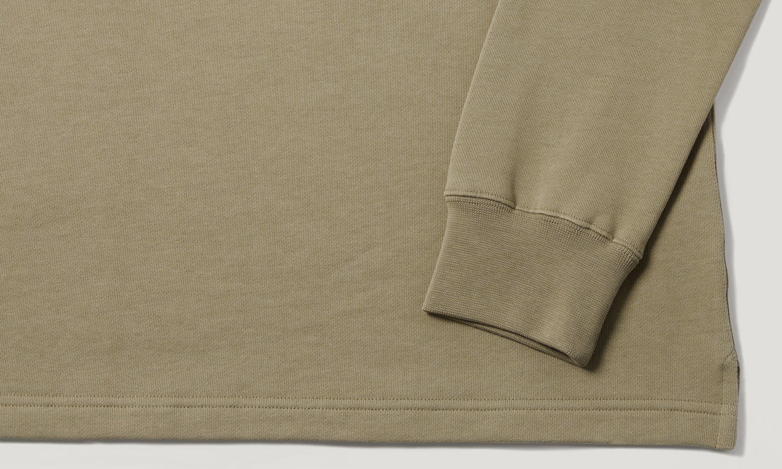 CURATOR COLLARED SWEATSHIRT - Fatigue Green